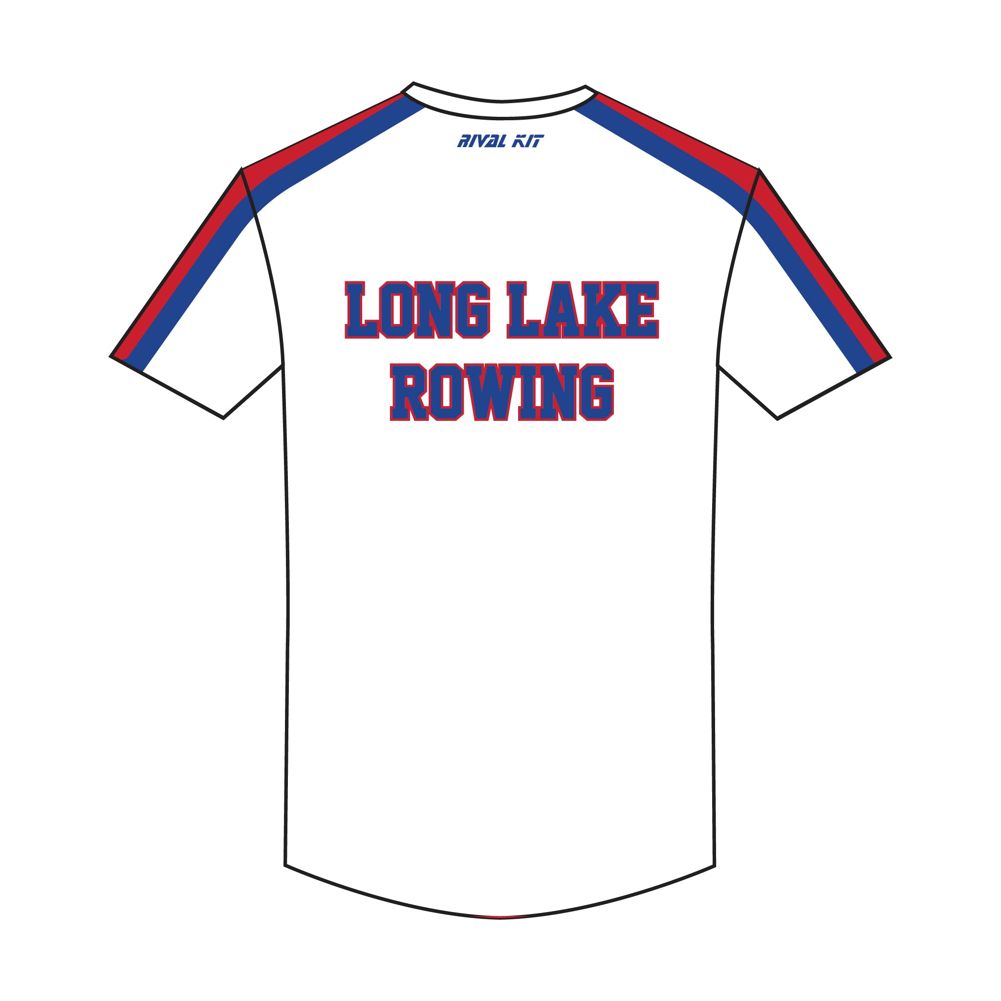 Long Lake Rowing Crew Bespoke Short Sleeve Gym T-shirt