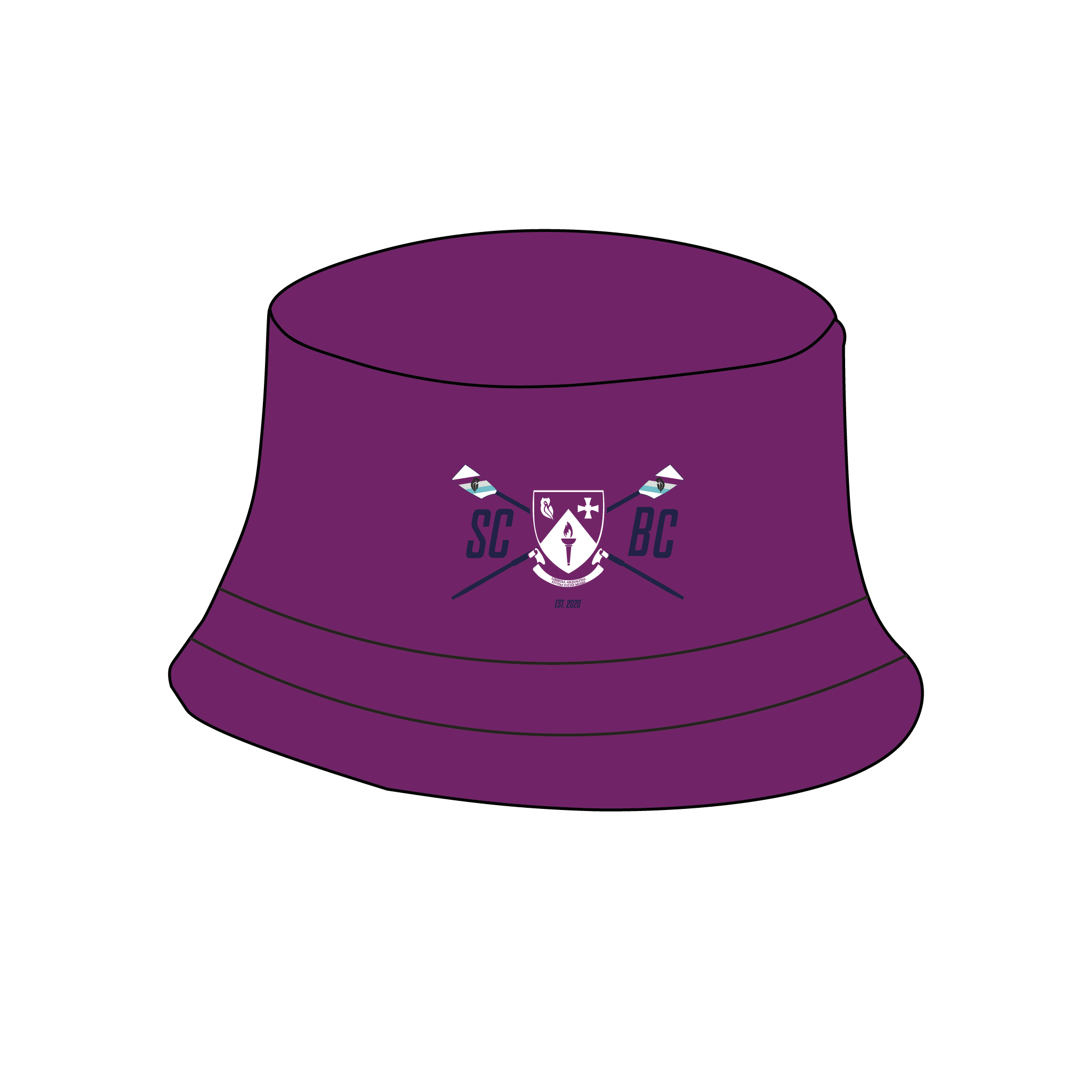 South College Boat Club Reversible Bucket Hat