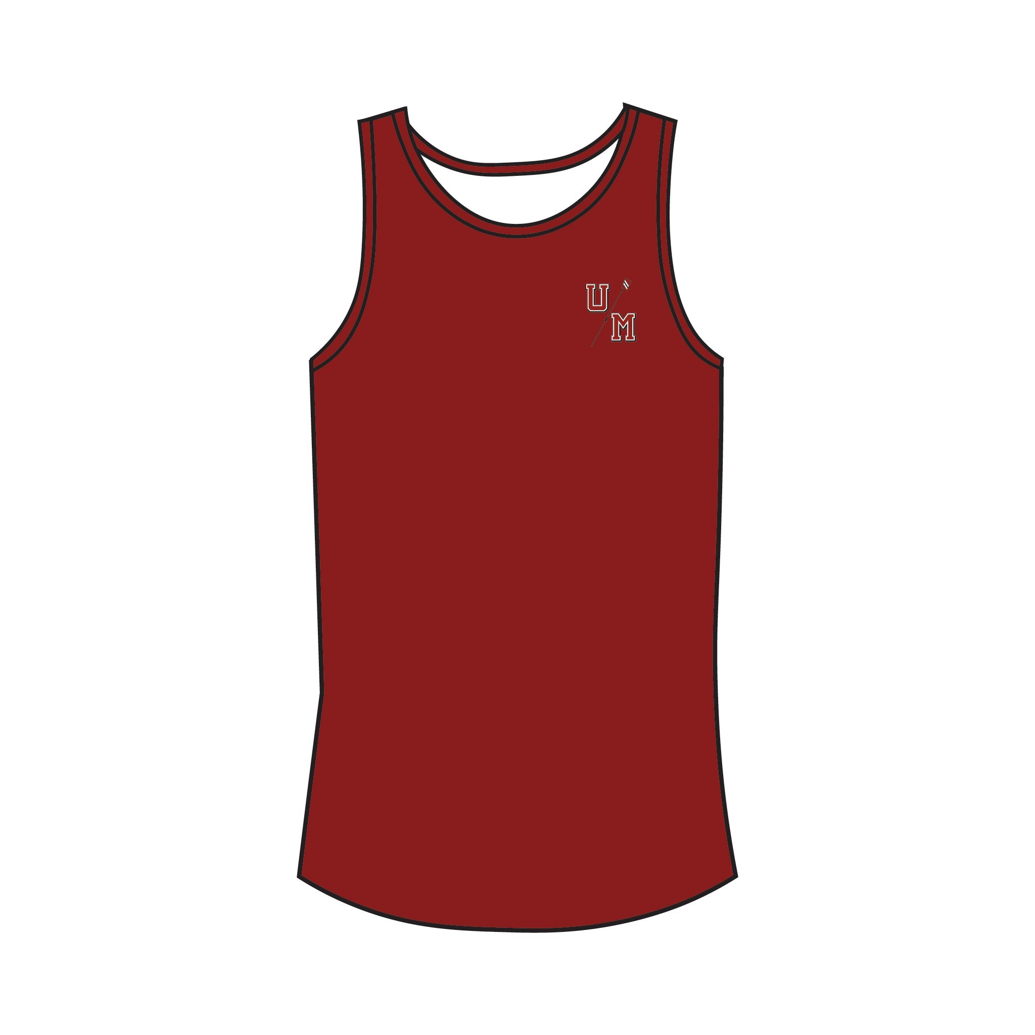 University of Massachusetts Men’s Rowing Vest 1