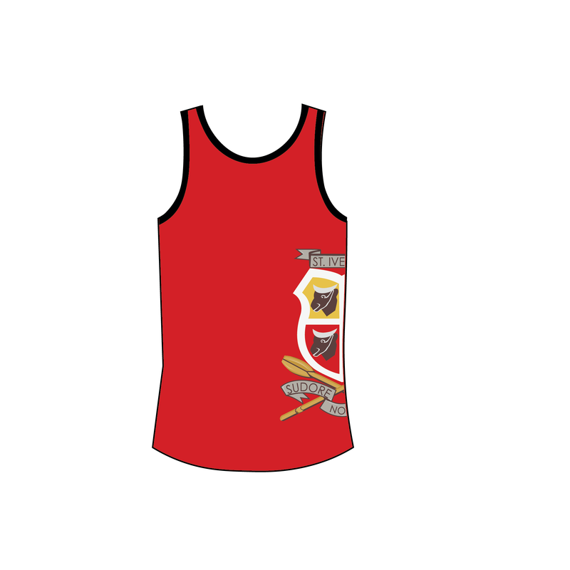 St Ives Rowing Club Red Gym Vest