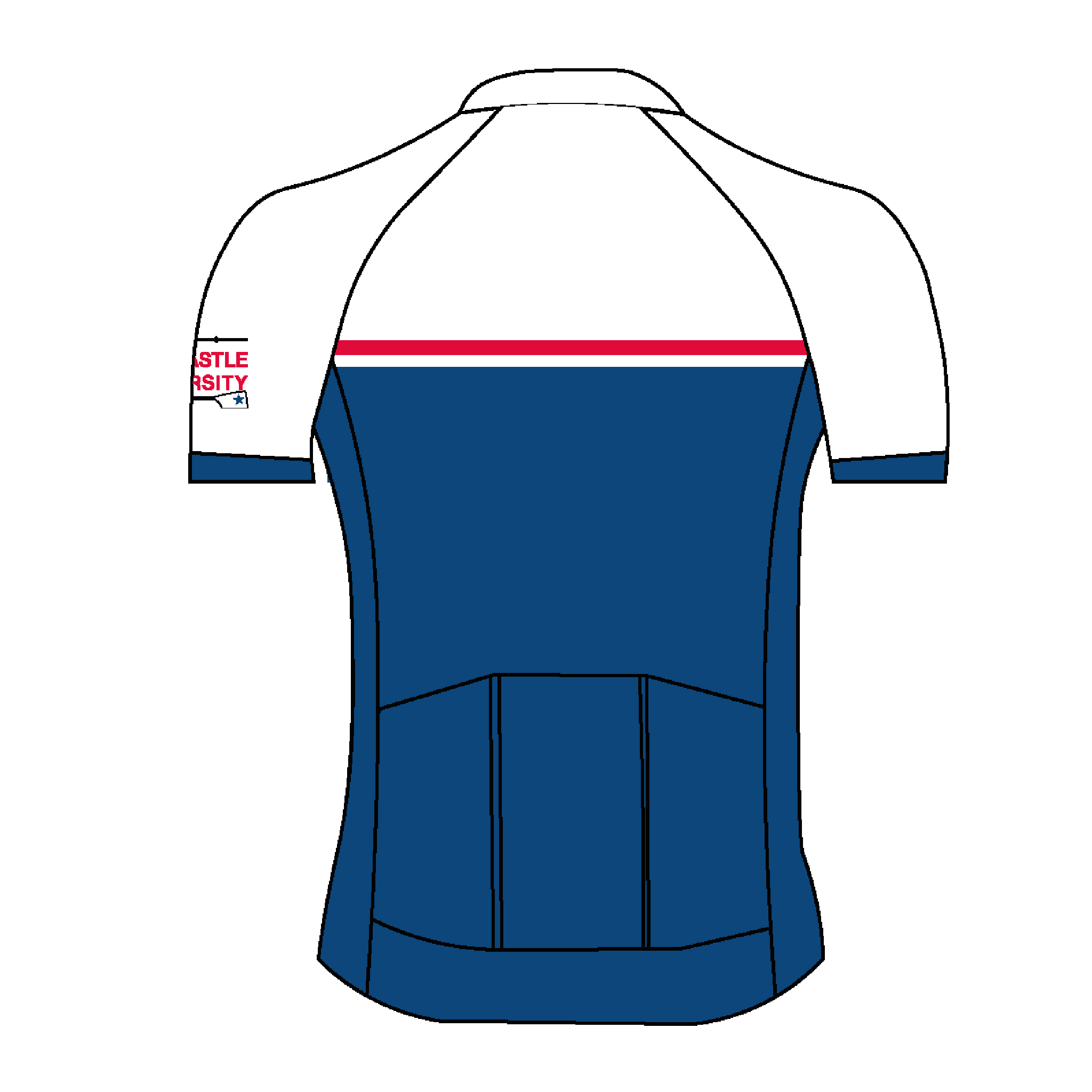 Newcastle University BC Short Sleeve Cycling Jersey