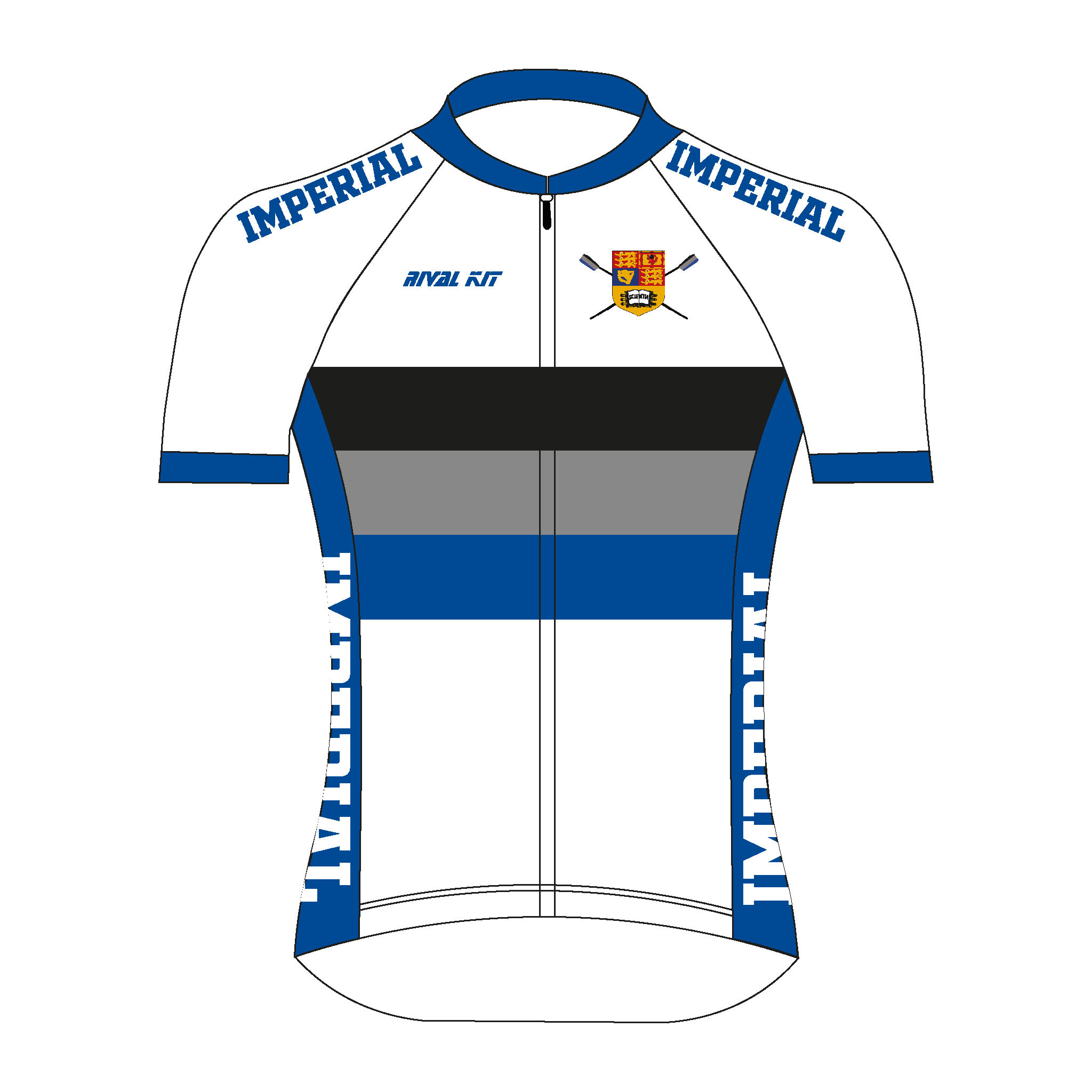 Imperial College Boat Club Short Sleeve Cycling Jersey