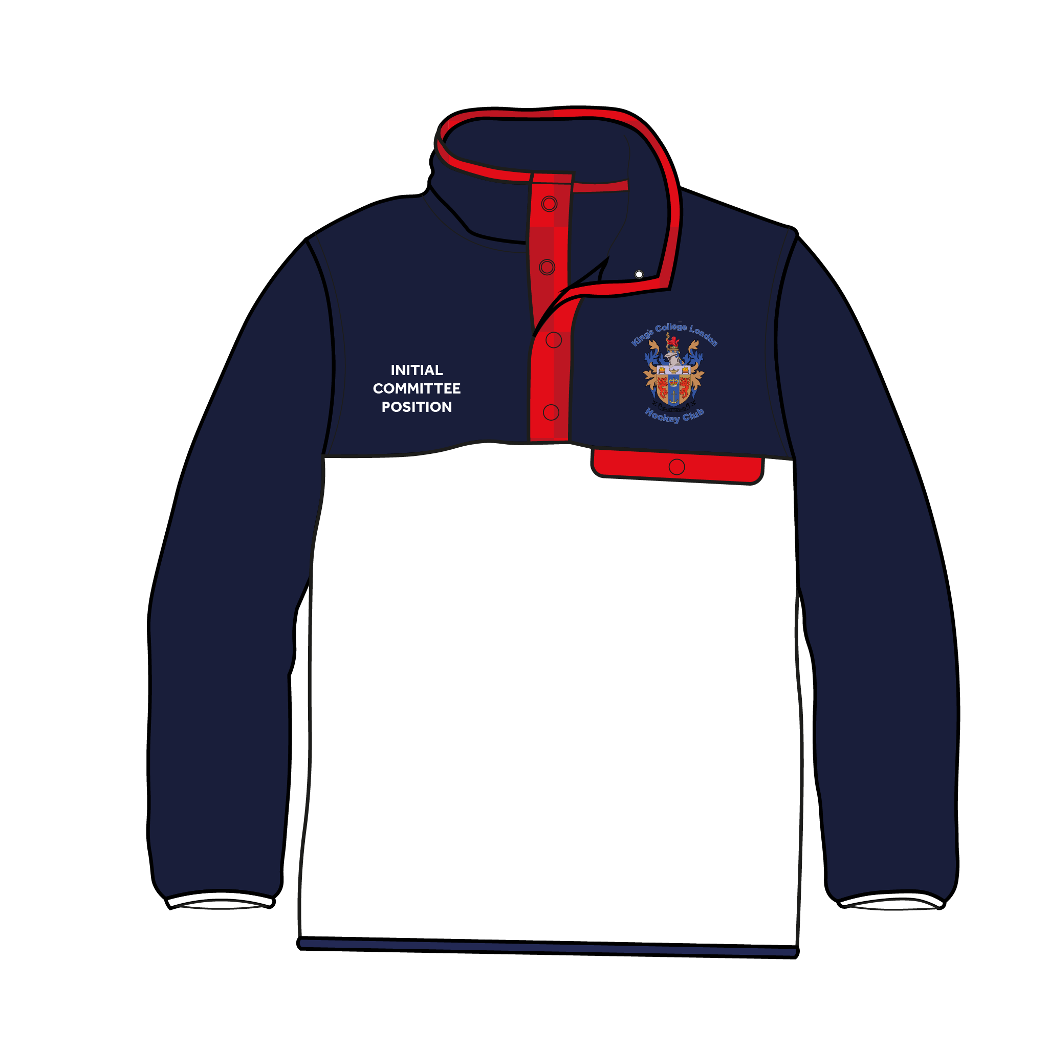 Kings College London Hockey Club Committee Pocket Fleece