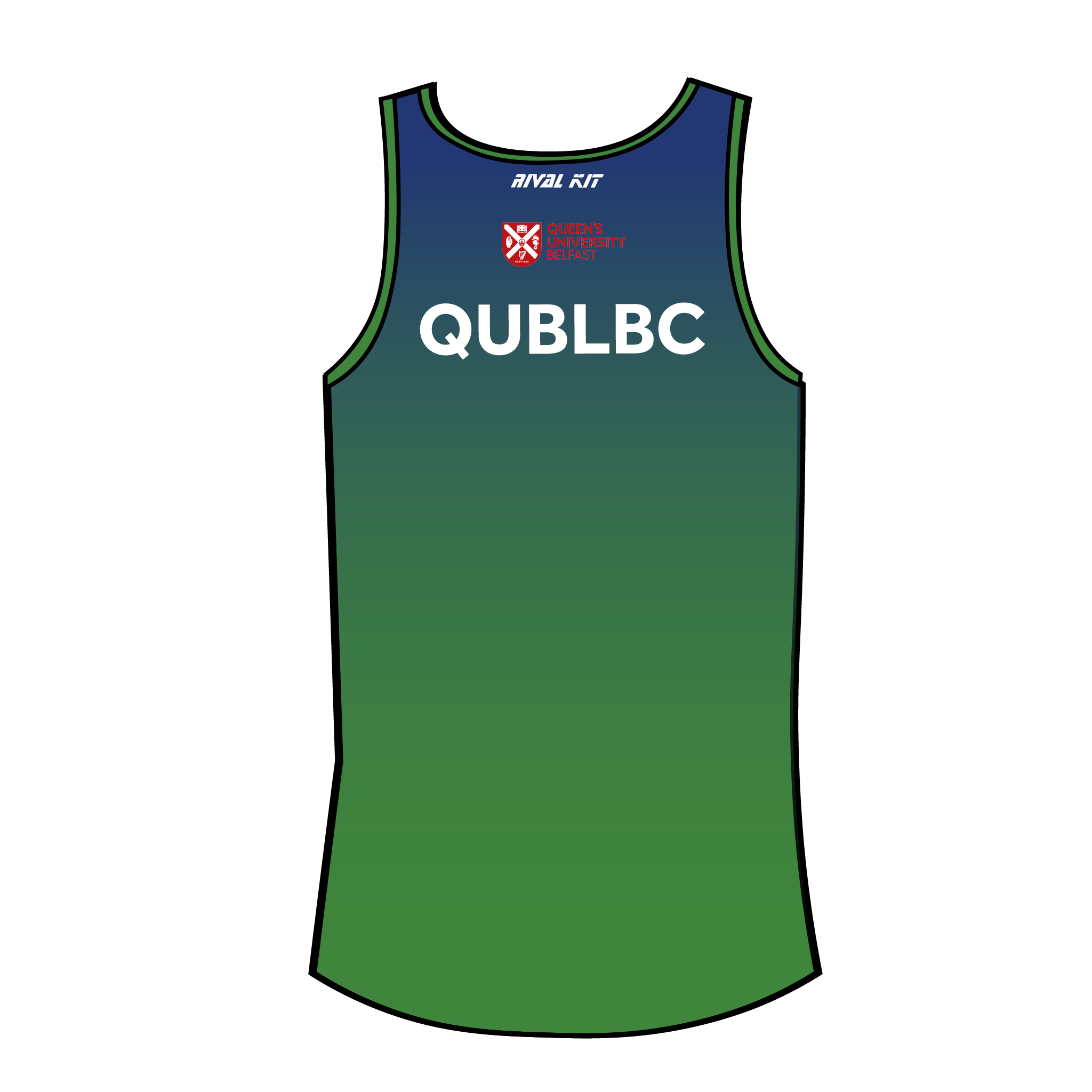 Queen's University Belfast Ladies Boat Club Men's Boat Club Gym Vest