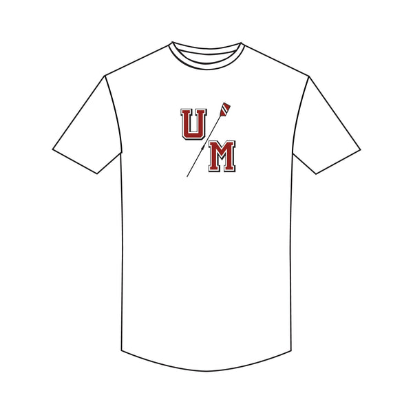 University of Massachusetts Men’s Rowing Gym T-shirt White
