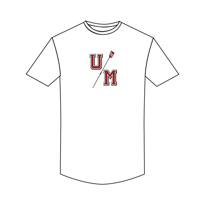 University of Massachusetts Men’s Rowing Gym T-shirt White