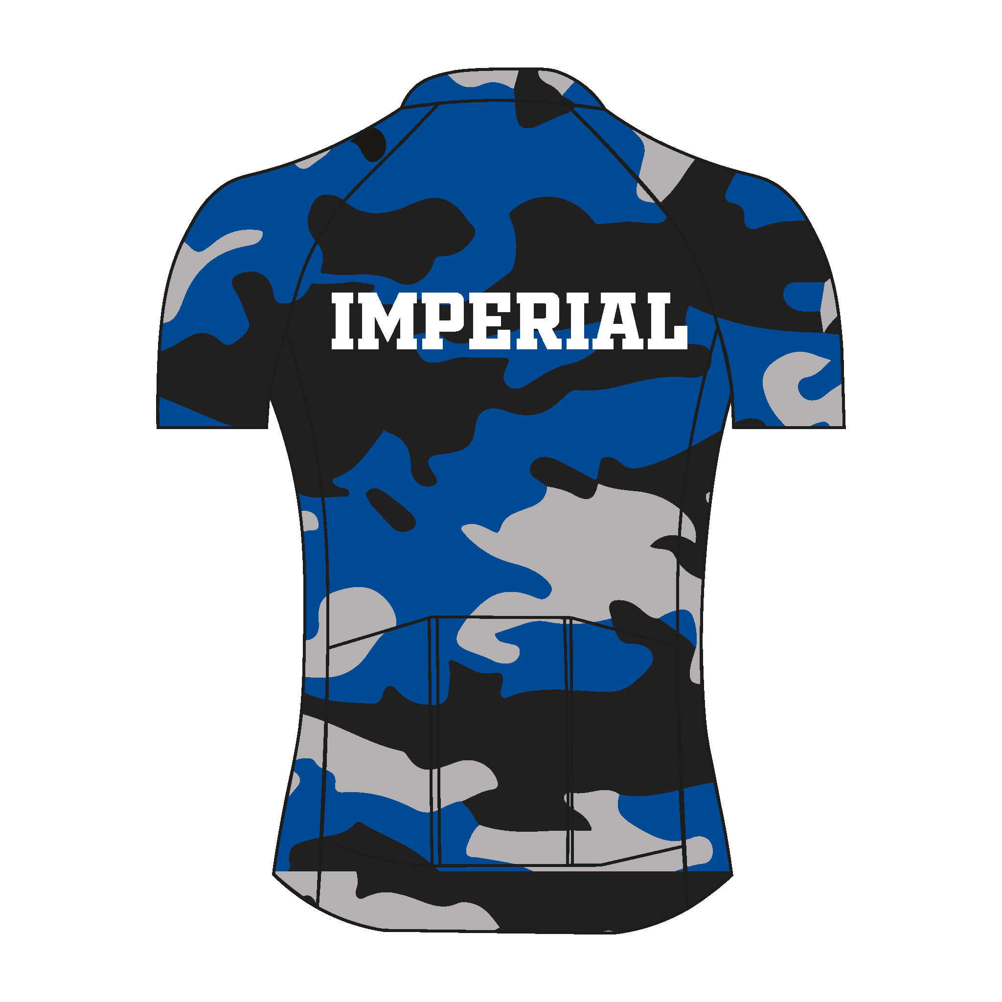 Imperial College Boat Club Camo Short Sleeve Cycling Jersey