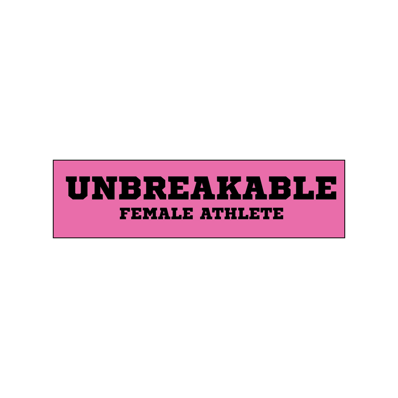 Unbreakable Female Athlete Patch
