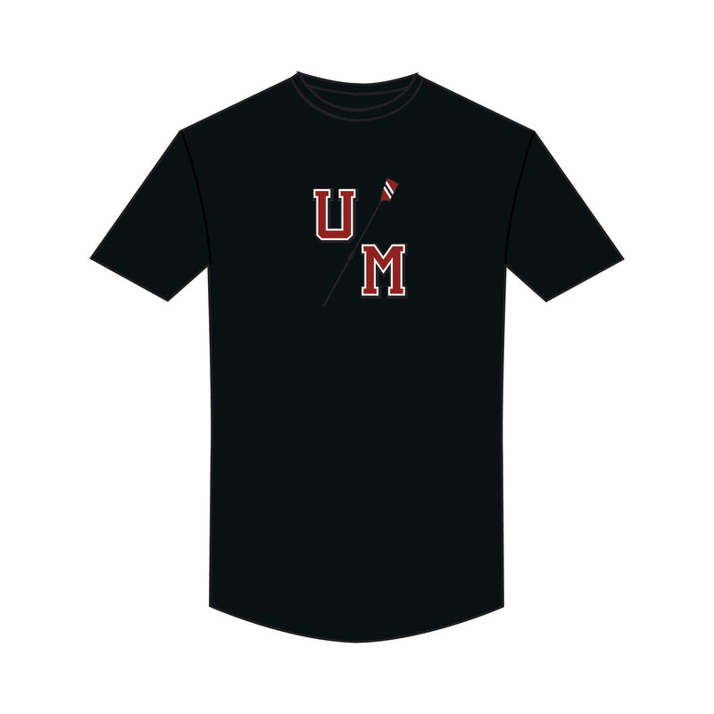 University of Massachusetts Men’s Rowing Gym T-shirt Black