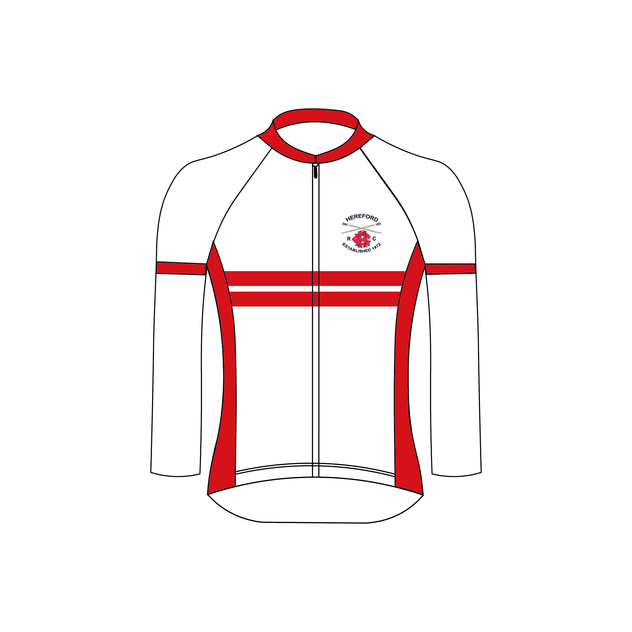 Hereford Rowing Club Long Sleeve Cycling jersey