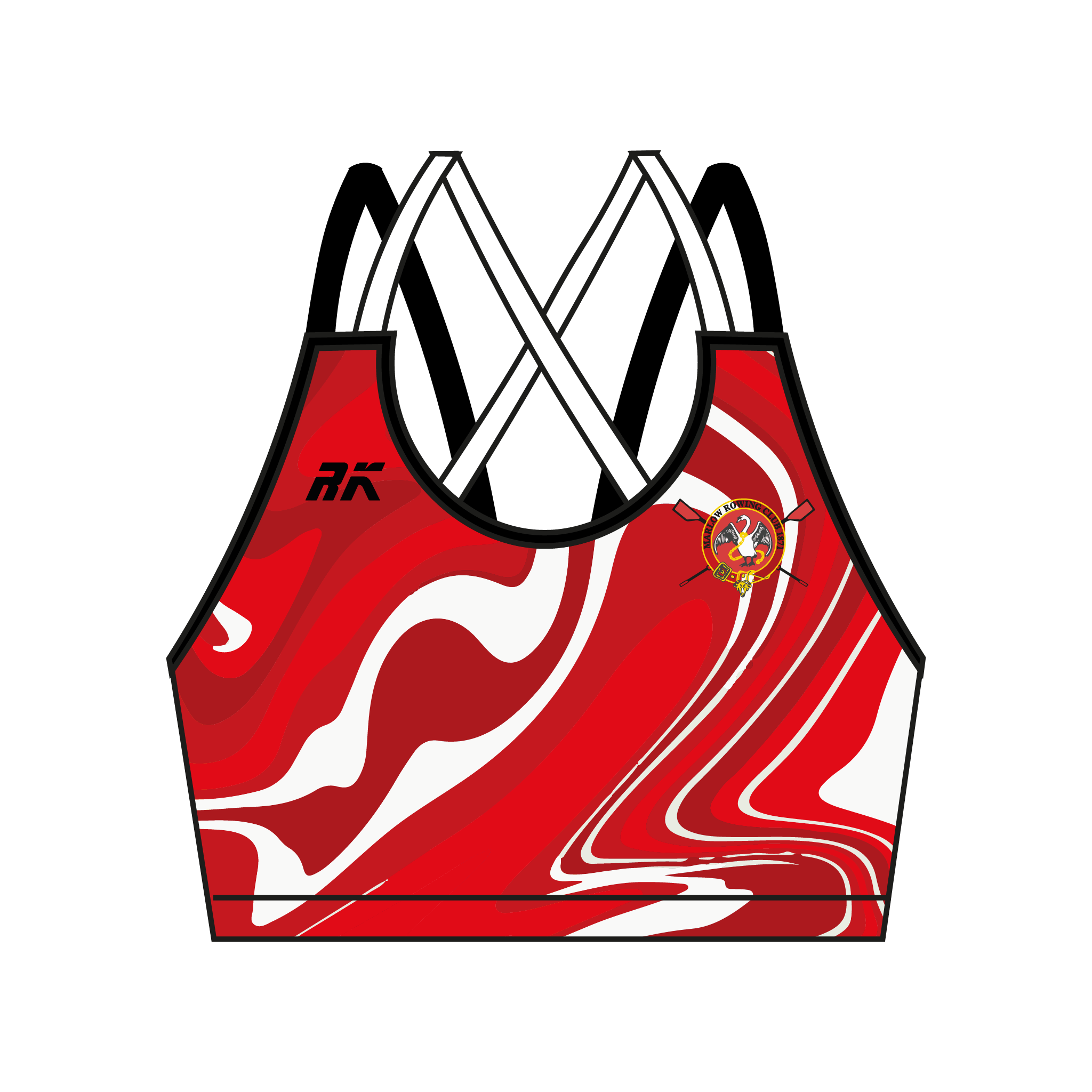 Marlow Rowing Club Strappy Sports Bra Rivalkit USA