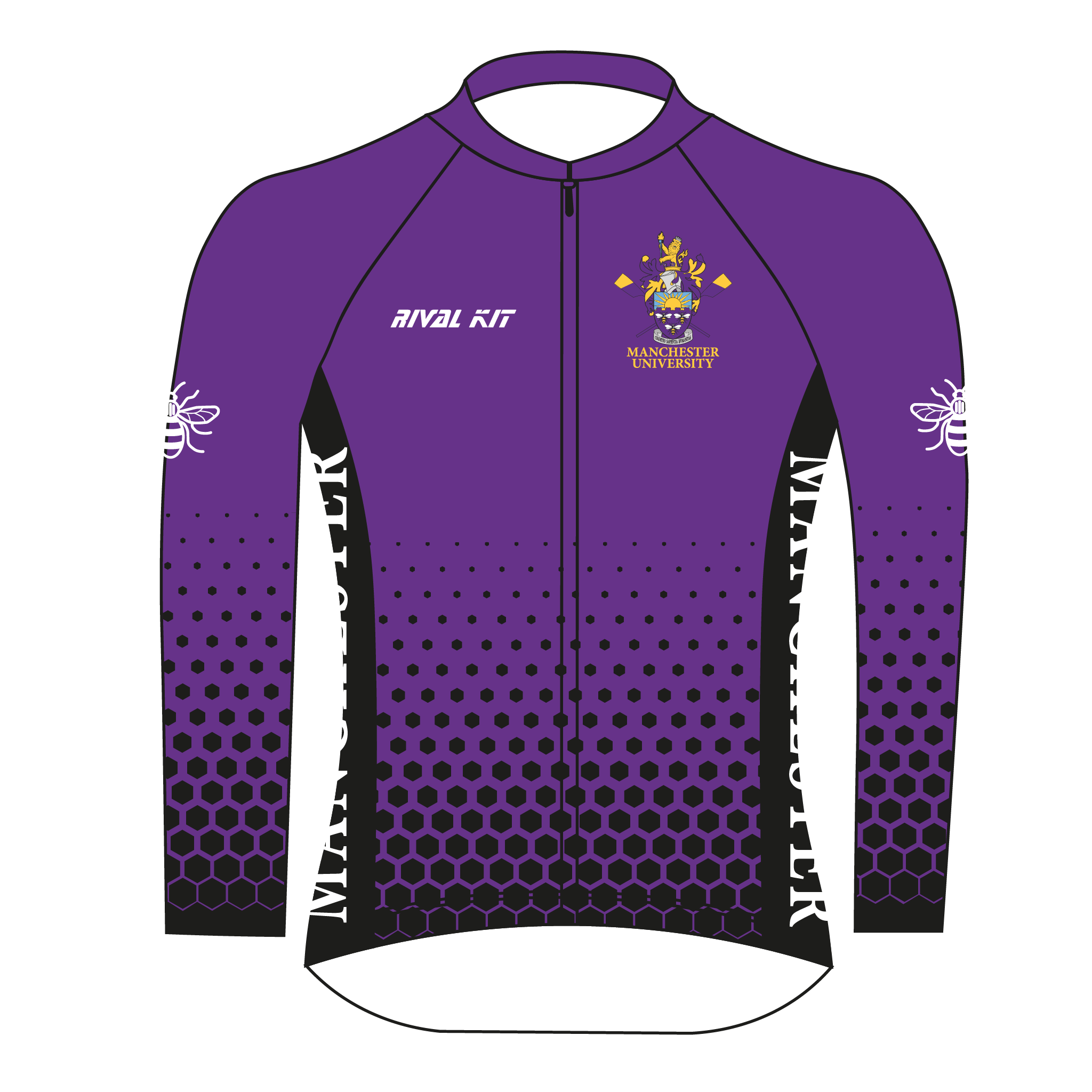 Manchester University Boat Club Long-sleeve Cycling jersey
