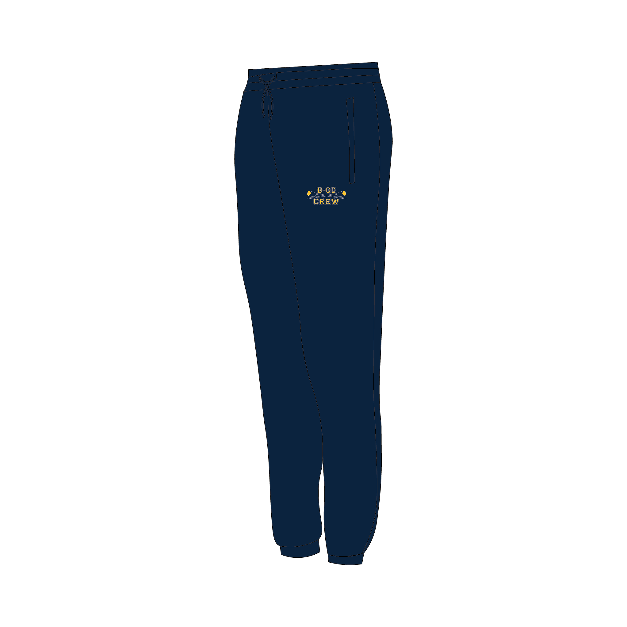 B-CC Crew Navy Bespoke Joggies