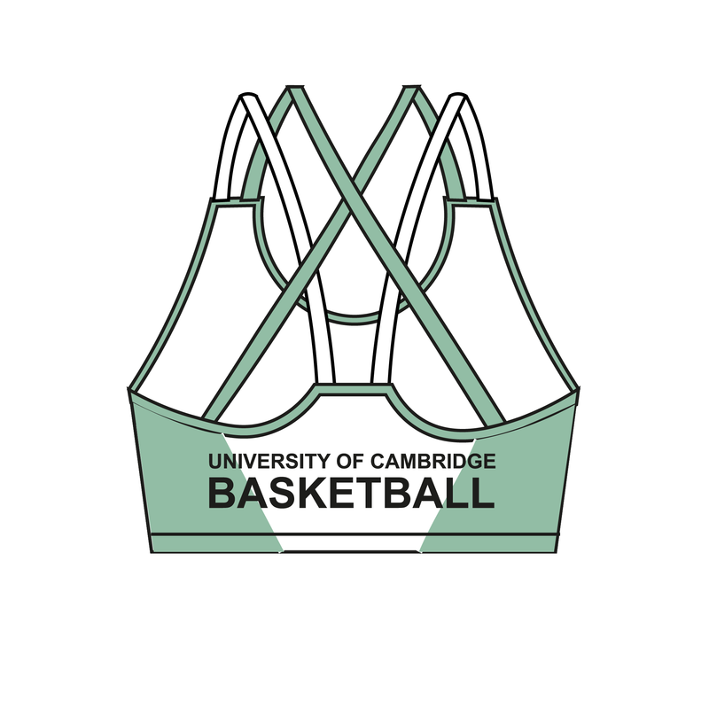 Cambridge University Basketball Club Strappy Sports Bra