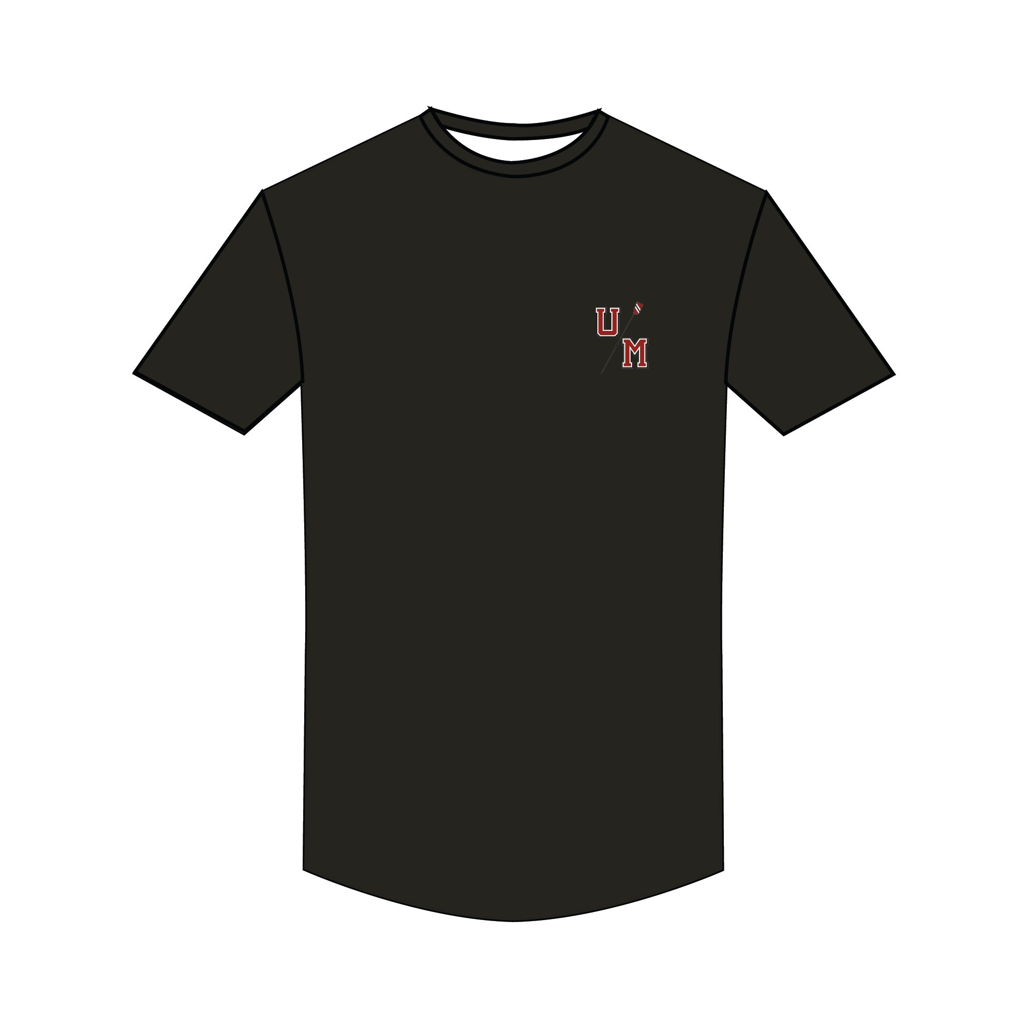 University of Massachusetts Men’s Rowing Bespoke Gym T-Shirt 2