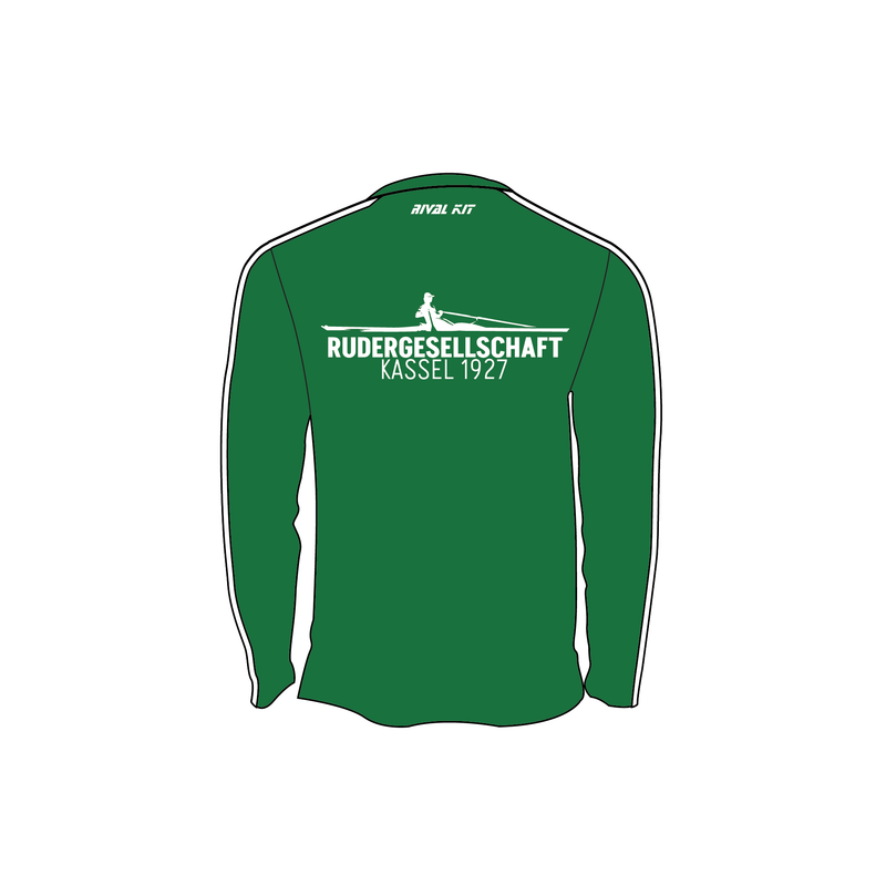 Rudergesellschaft Kassel 1927 Long Sleeve Green Gym T-Shirt