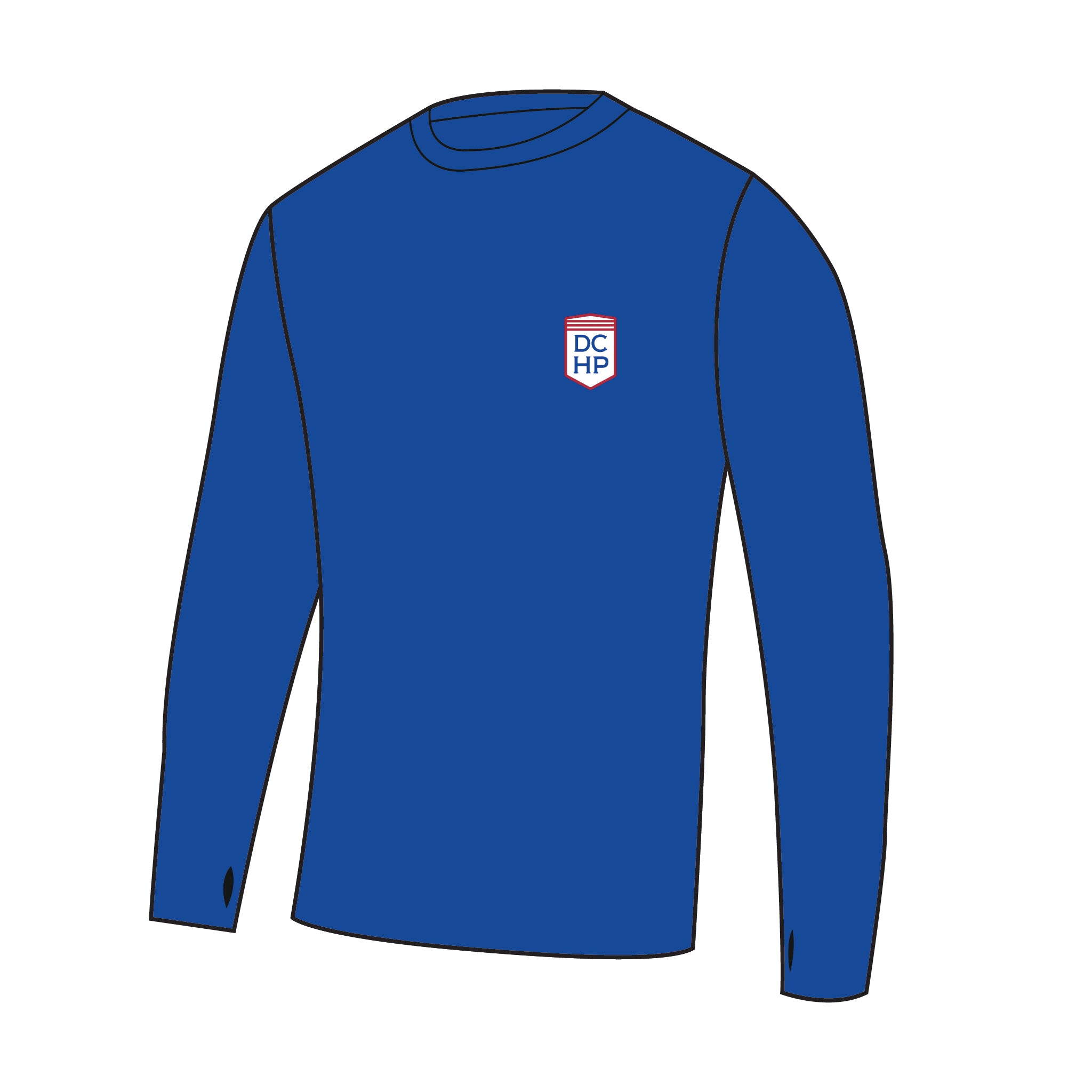 DC High Performance Rowing Bespoke Long Sleeve Gym T-Shirt 1