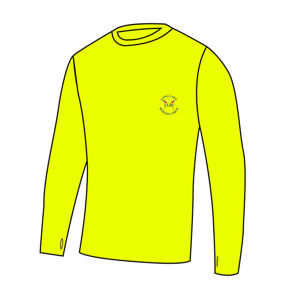 Long Lake Rowing Crew Hi-Vis Bespoke Long Sleeve Gym T-Shirt