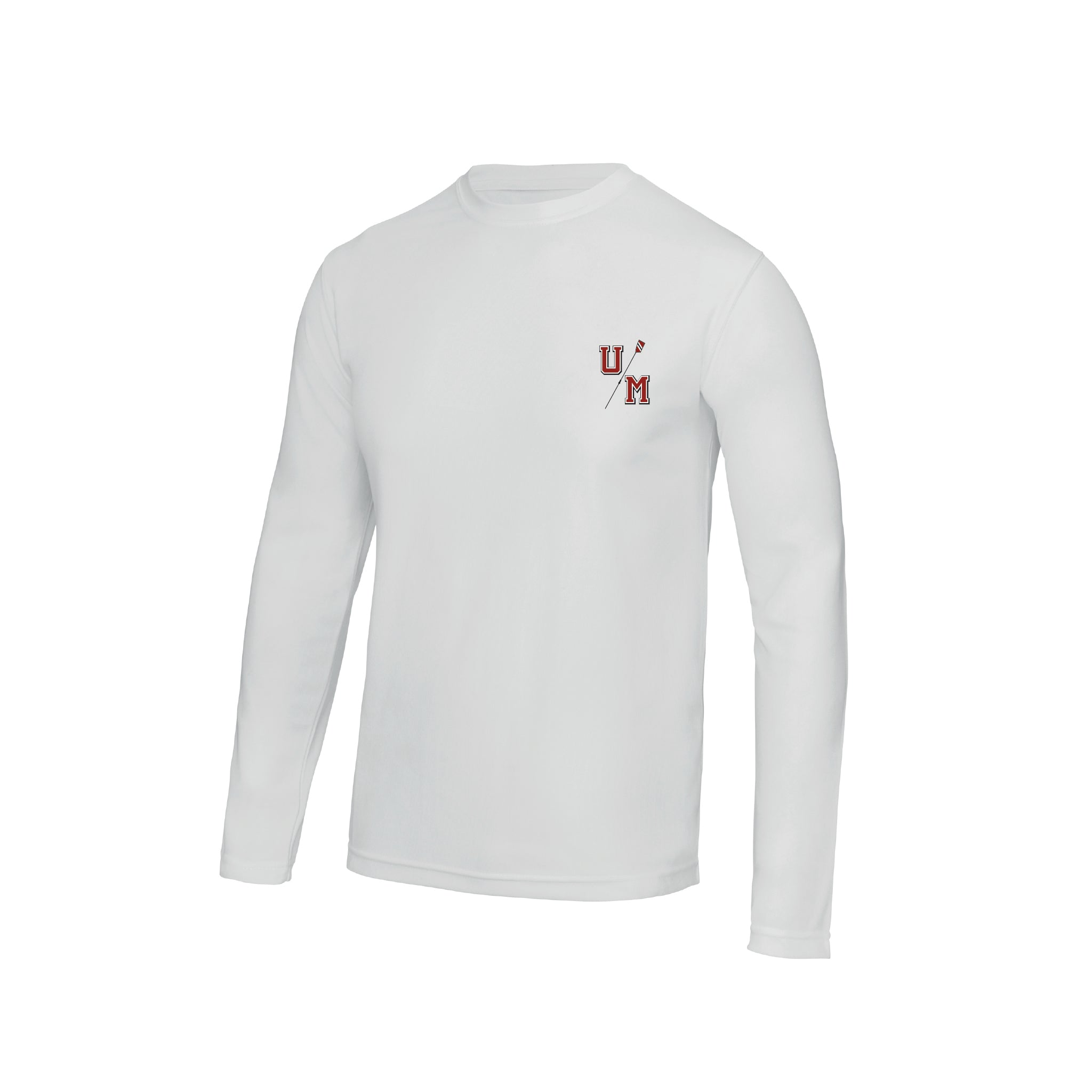 University of Massachusetts Men’s Rowing Long Sleeve Gym T-Shirt 1