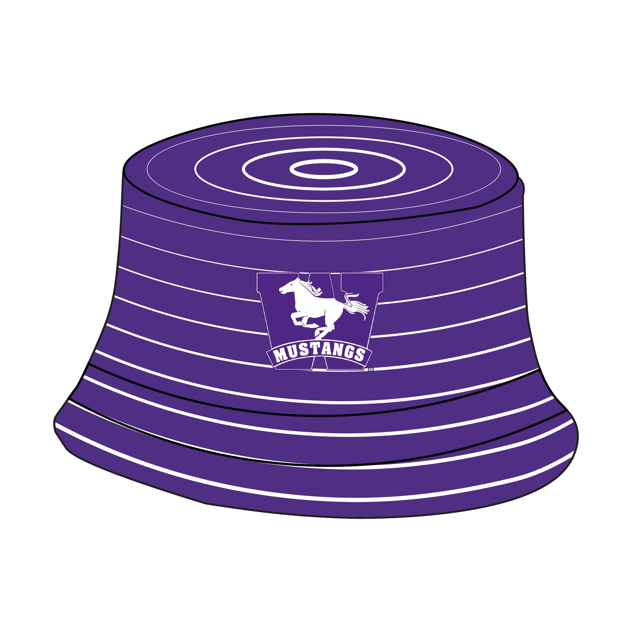 University of Western Ontario Rowing Reversible Bucket Hat