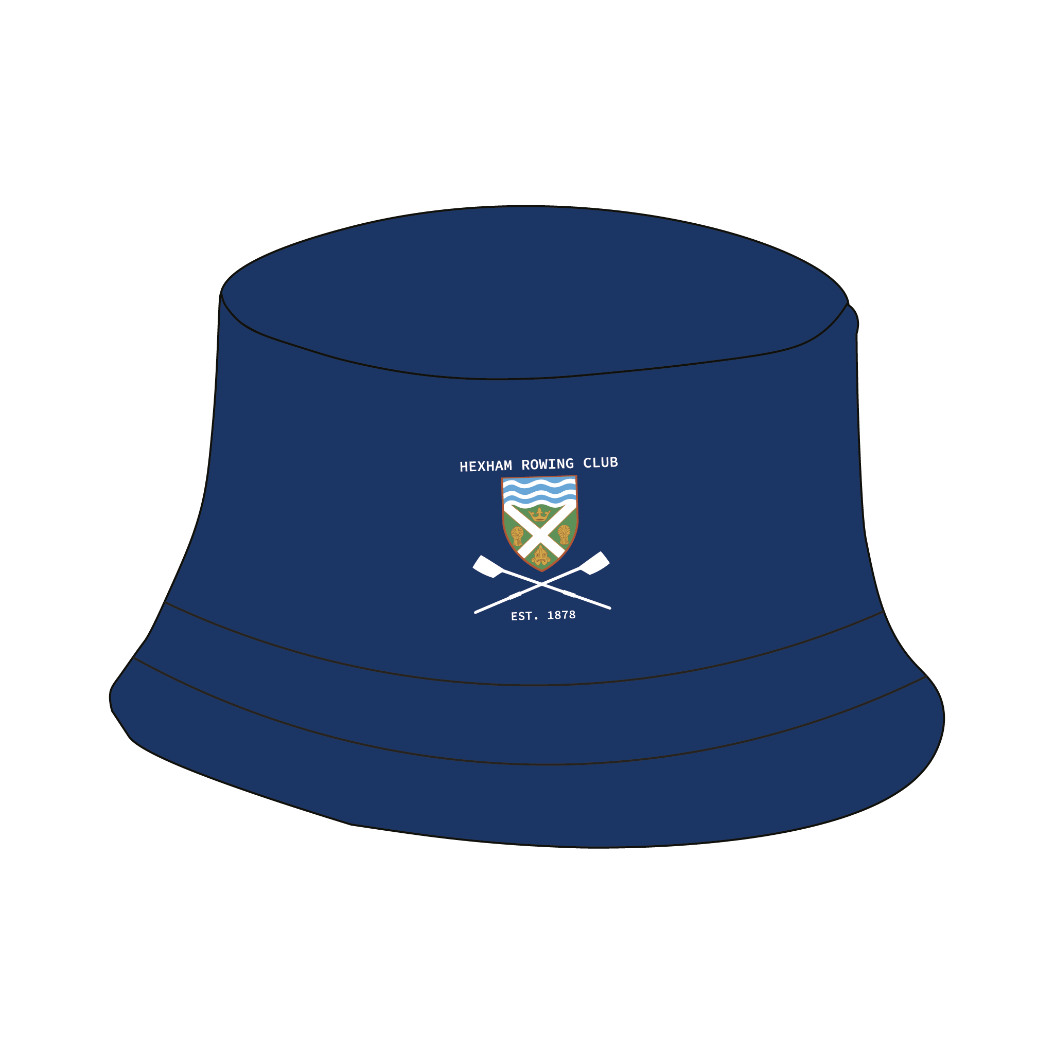 Hexham Rowing Club Reversible Bucket Hat
