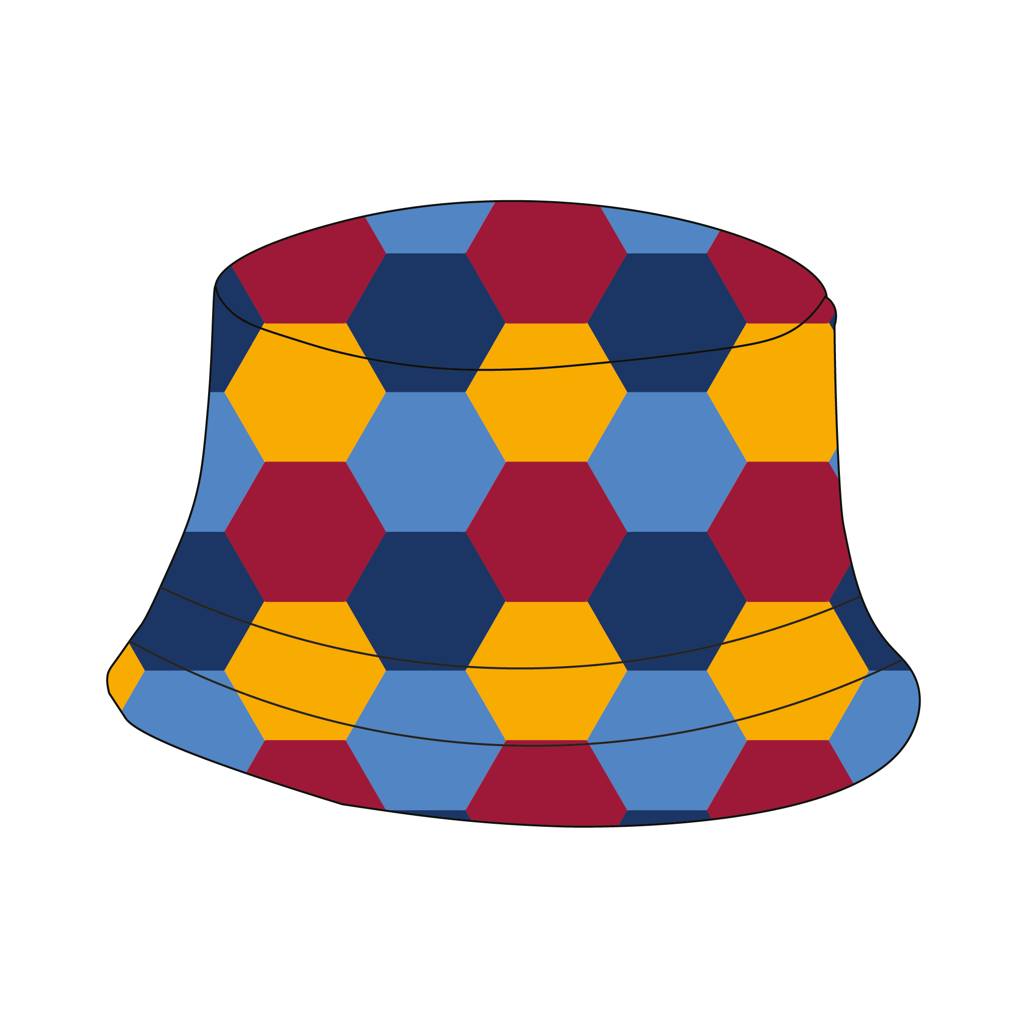 Hexham Rowing Club Reversible Bucket Hat
