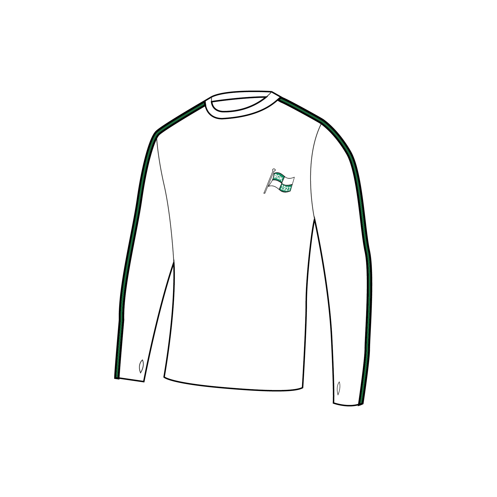Rudergesellschaft Kassel 1927 Long Sleeve Gym T-Shirt