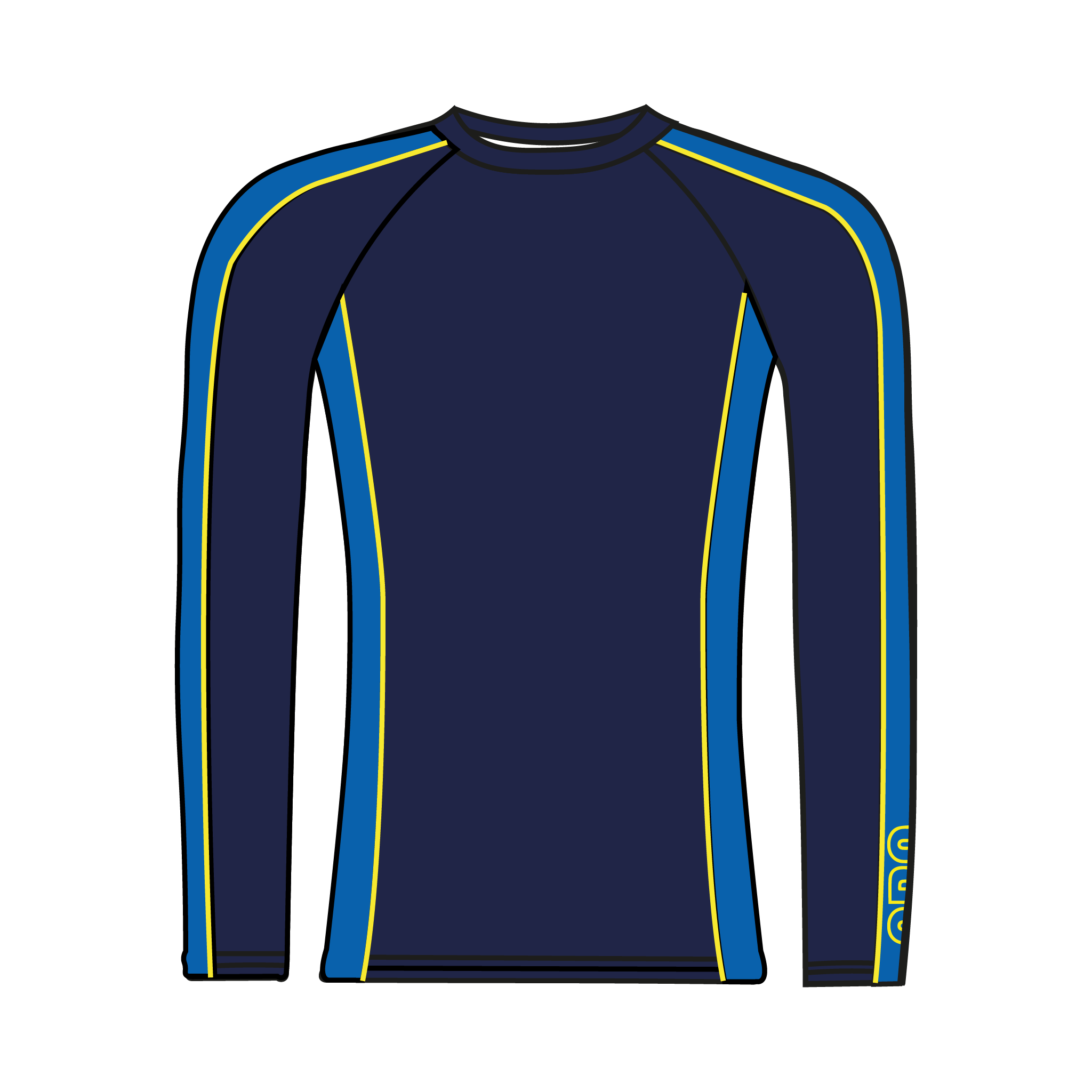 Olderfleet Rowing Club Long Sleeve Base Layer 3