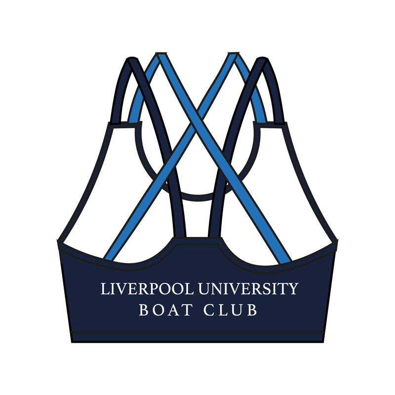 Liverpool University Boat Club Strappy Sports Bra