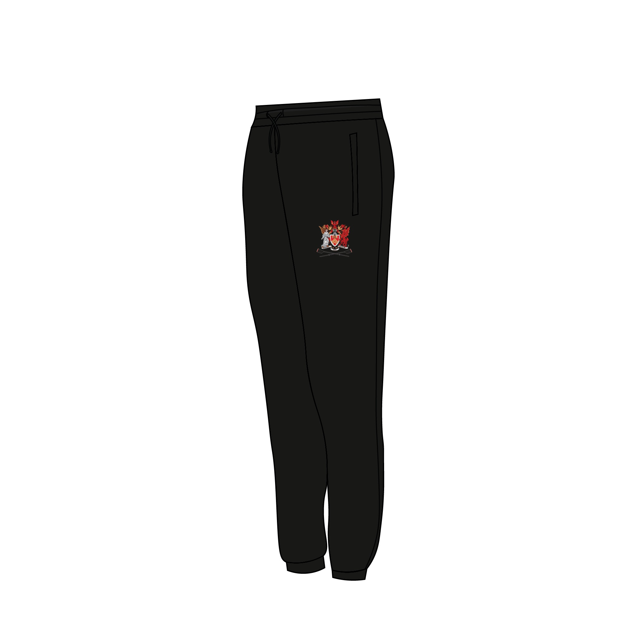 Cardiff University Rowing Club Black Bespoke Joggies