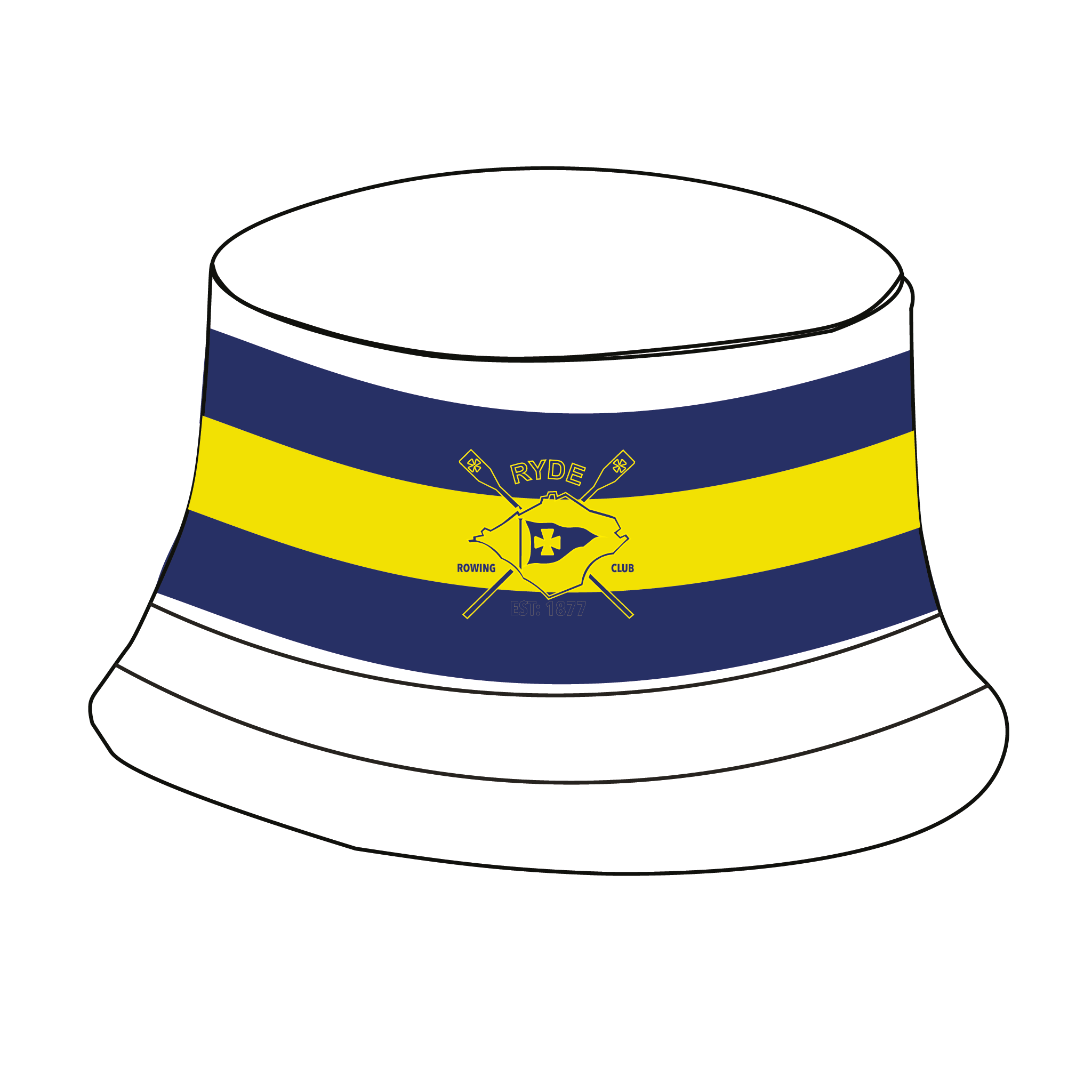 Ryde Rowing Club Reversible Bucket Hat