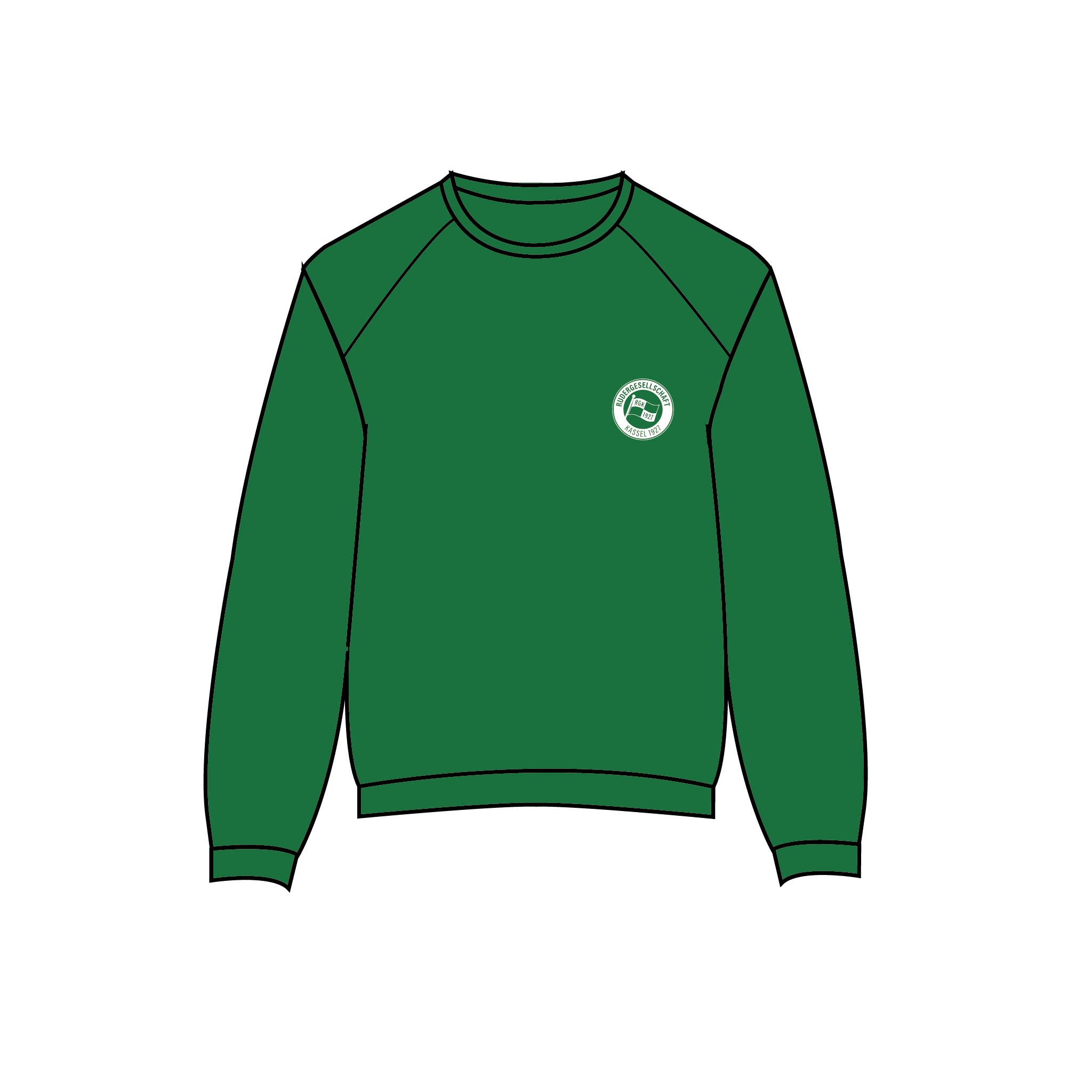 Rudergesellschaft Kassel 1927 Green Sweatshirt