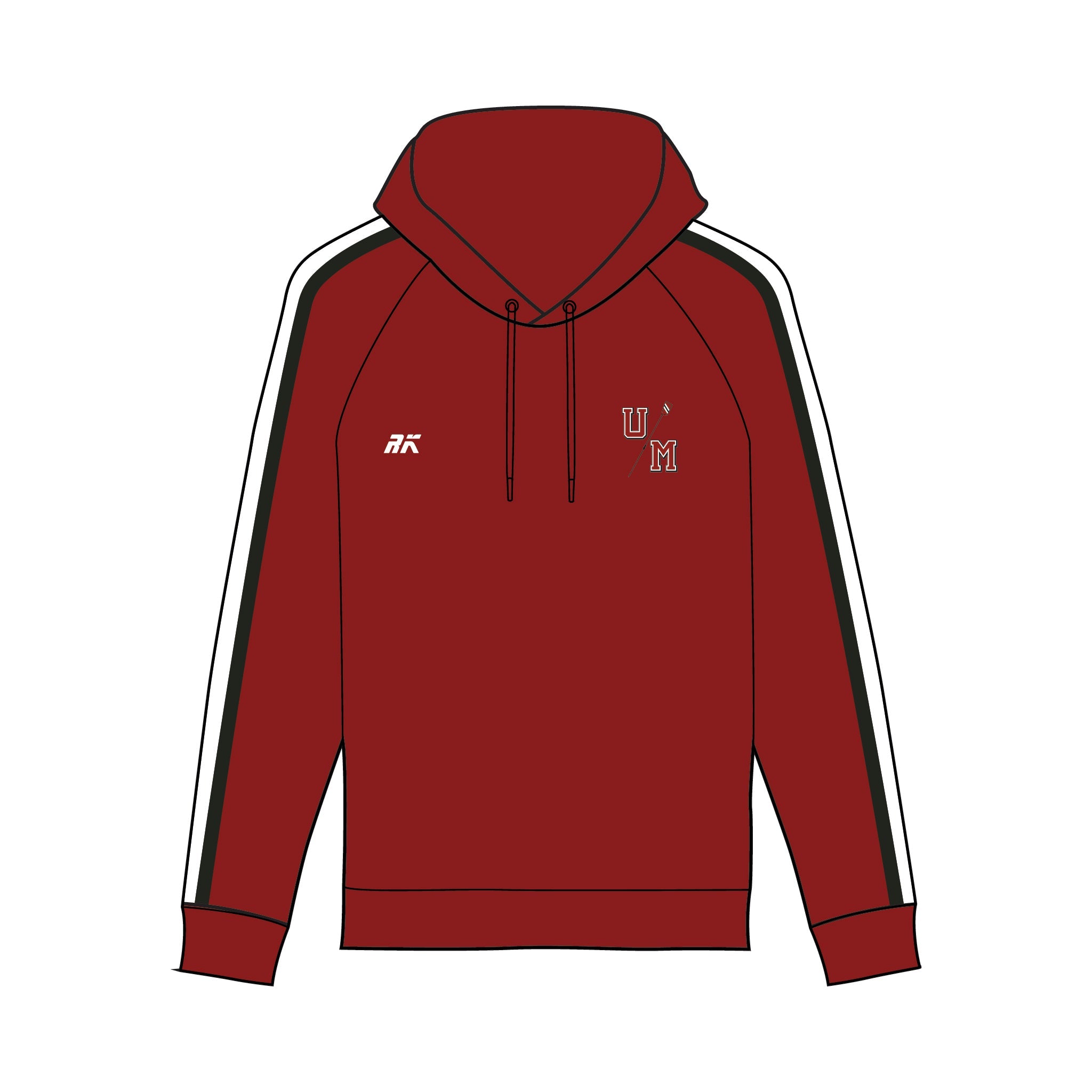 University of Massachusetts Men’s Rowing Hoodie 1