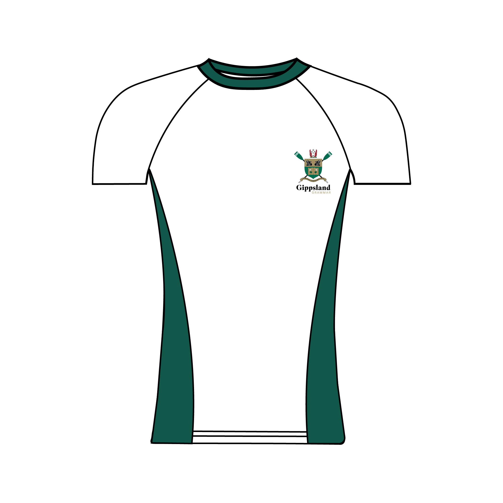 Gippsland Grammar  Rowing Short Sleeve Base-Layer
