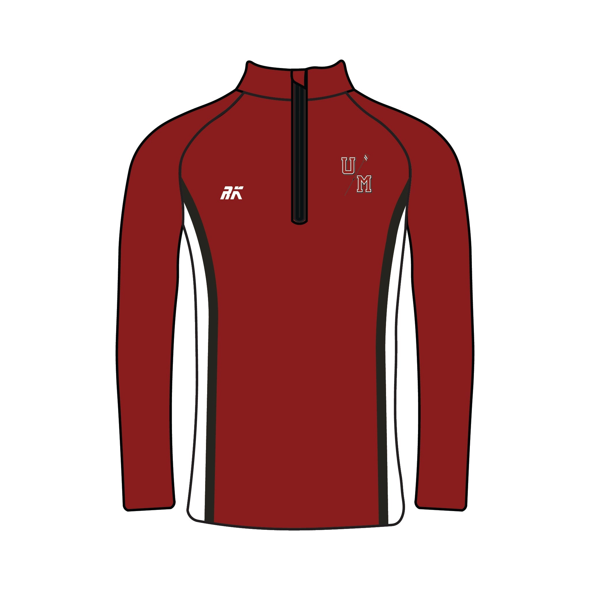 University of Massachusetts Men’s Rowing Bespoke Q-Zip 1