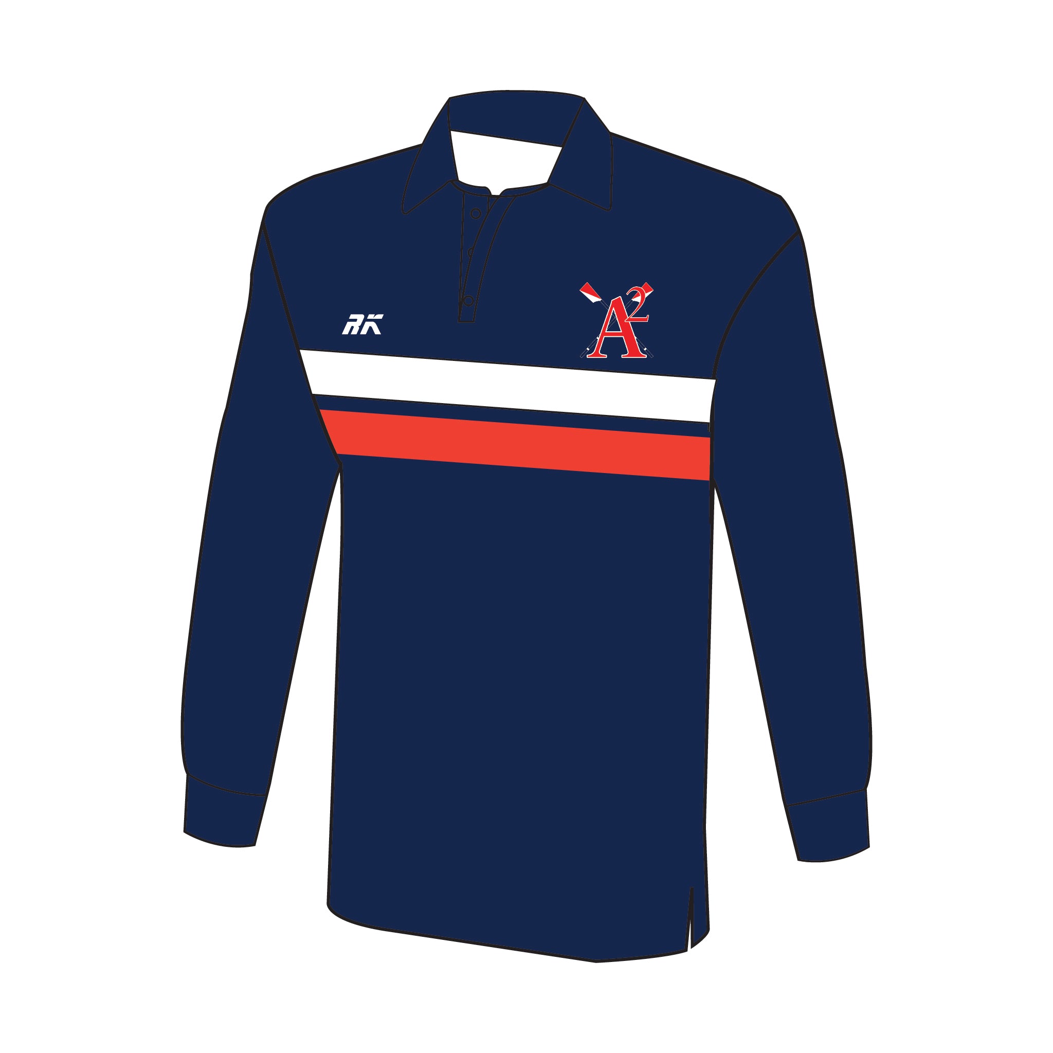 Ann Arbor Rowing Club Rugby Shirt