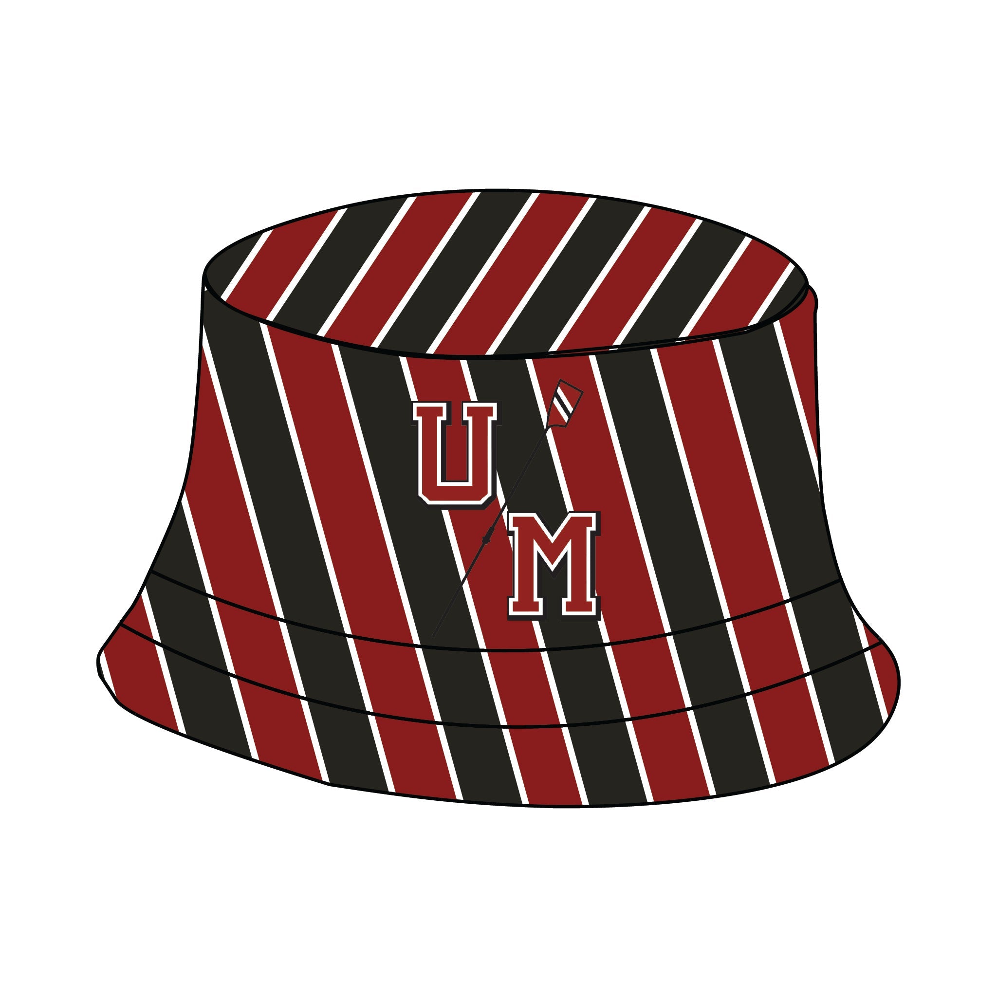 University of Massachusetts Men’s Rowing Reversible Bucket Hat