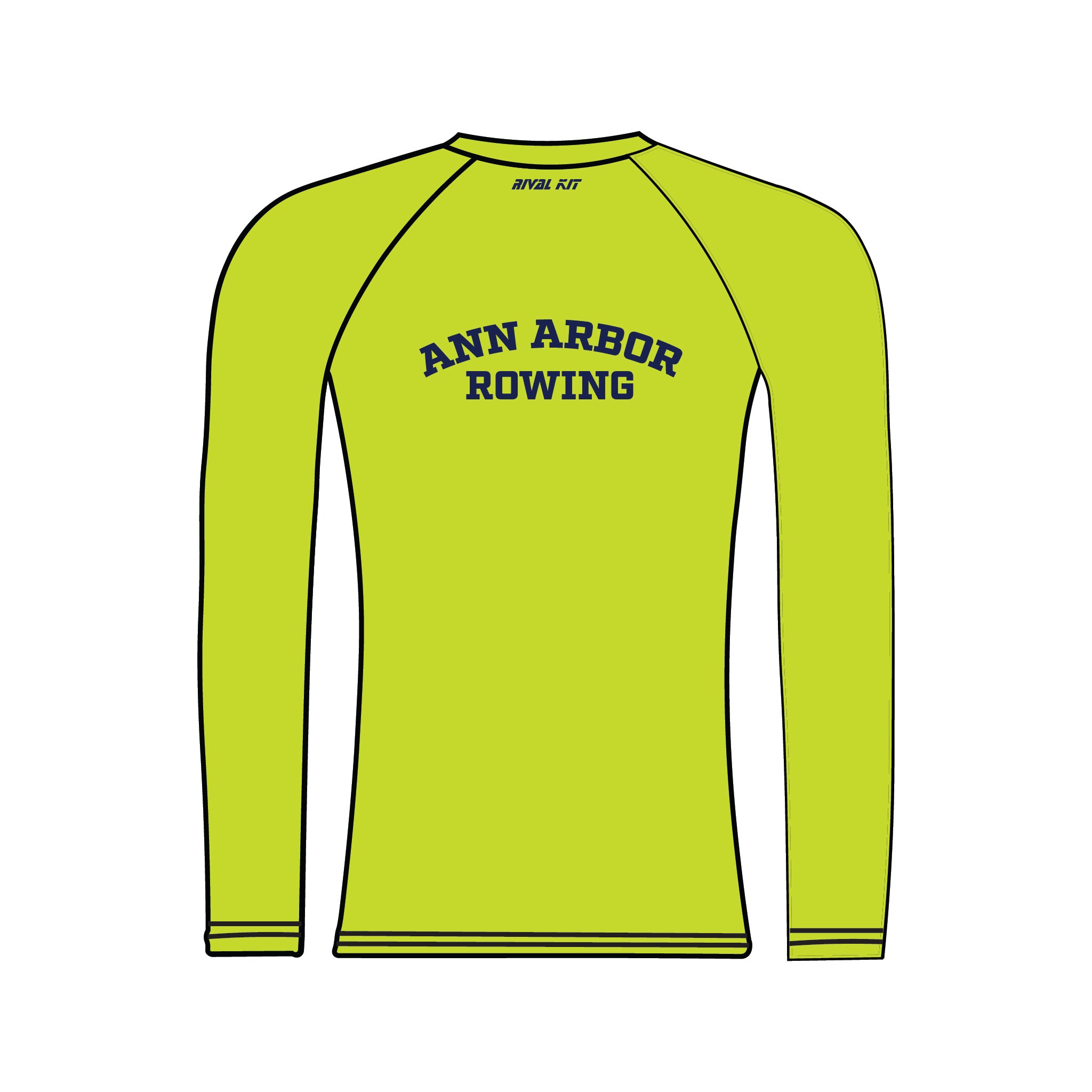 Ann Arbor Hi Vis Long Sleeve Base Layer