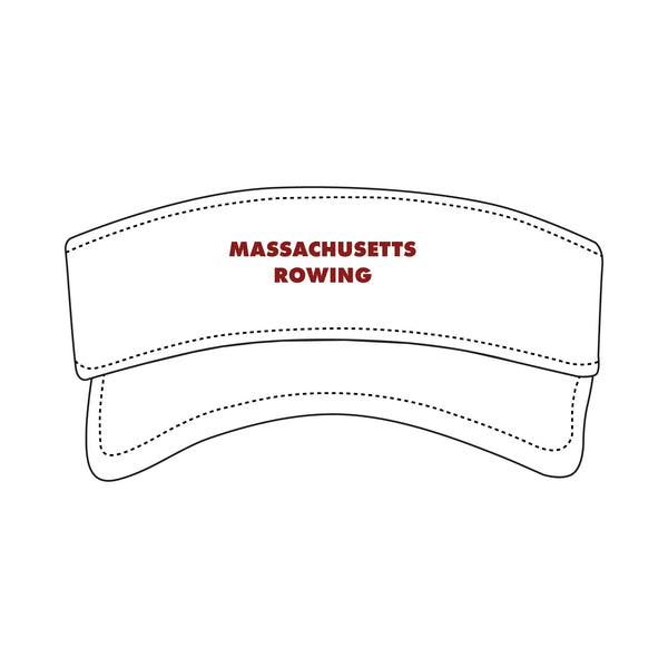 University of Massachusetts Men’s Rowing Visor 2