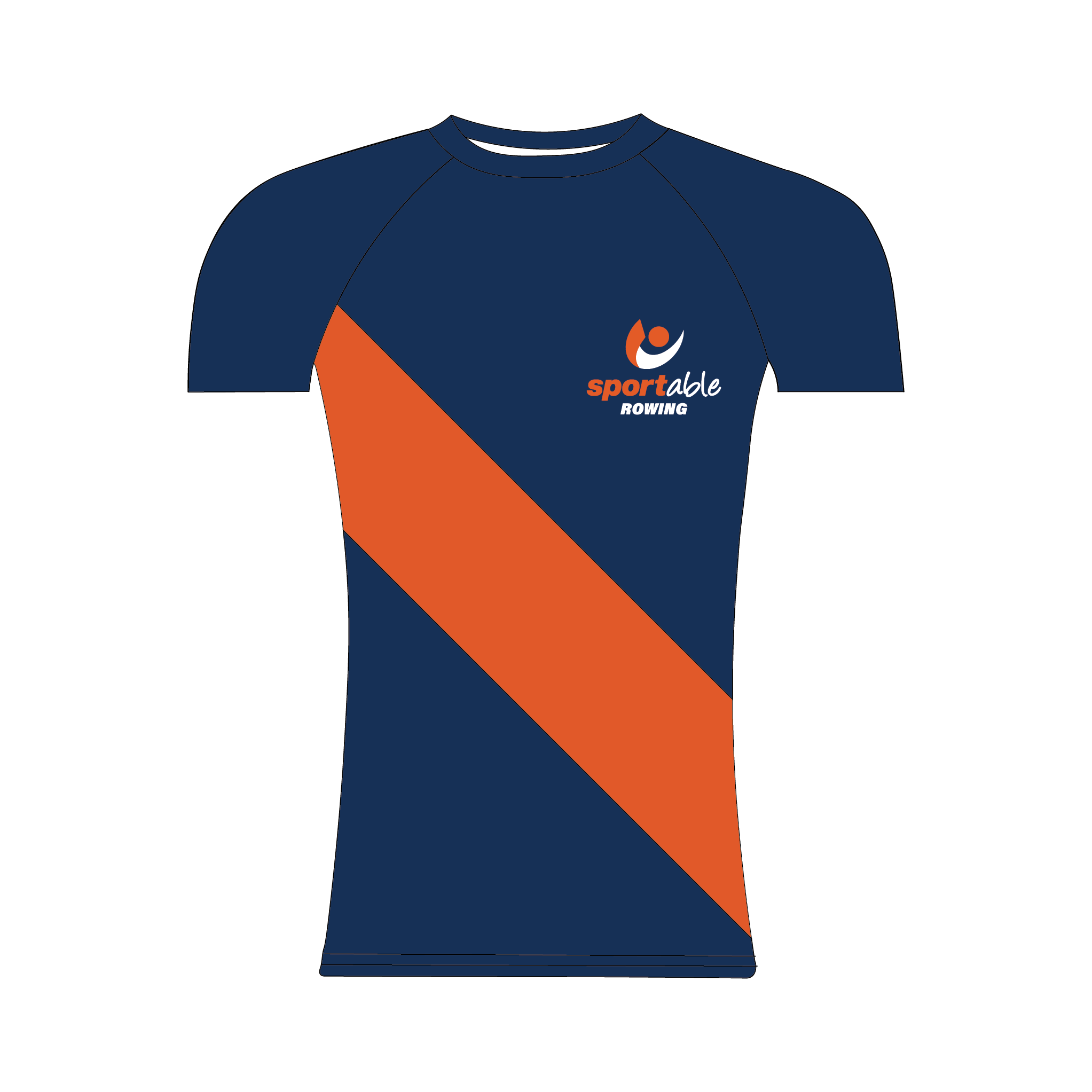 Sportable Navy Short Sleeve Base-Layer