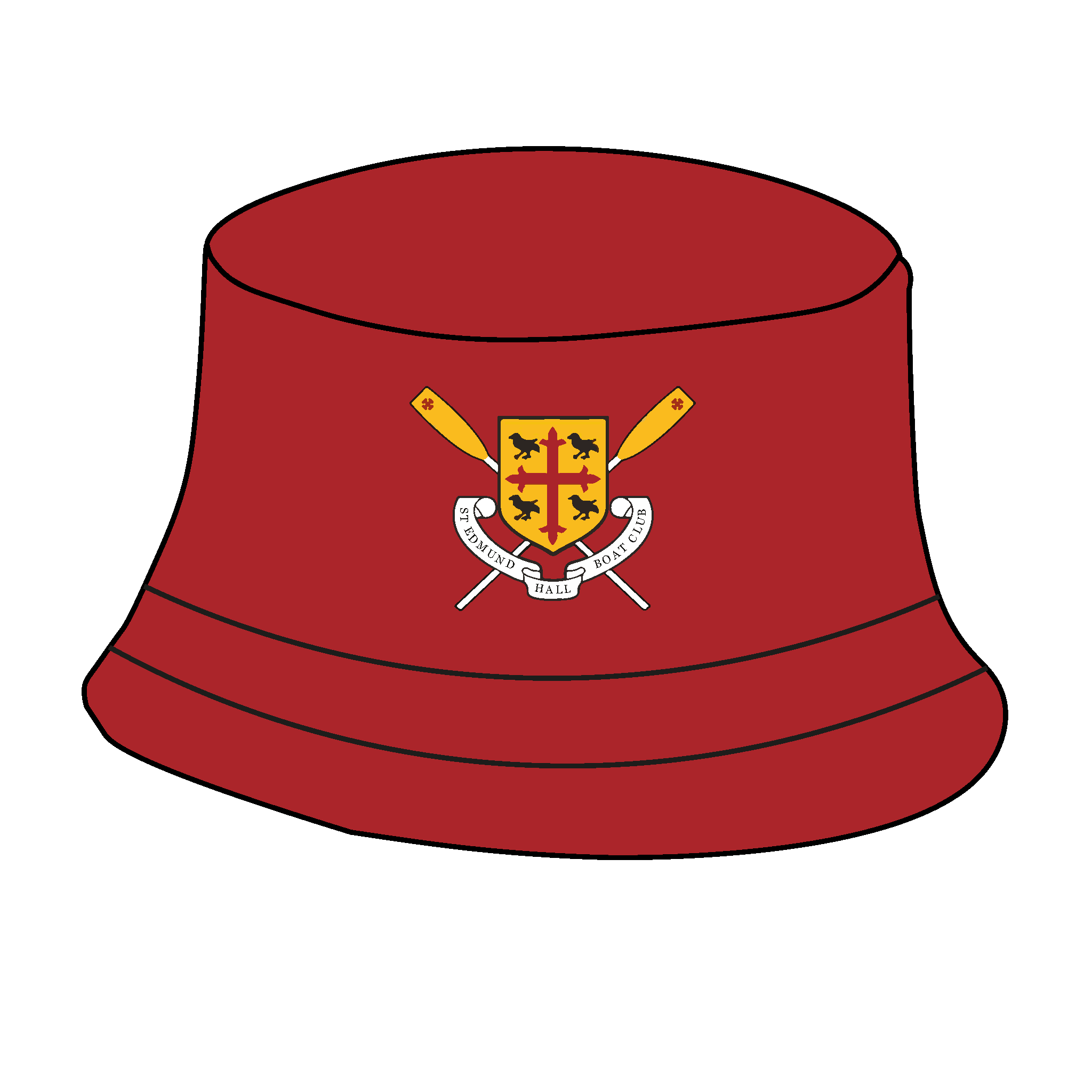 St Edmund Hall BC Reversible Bucket Hat