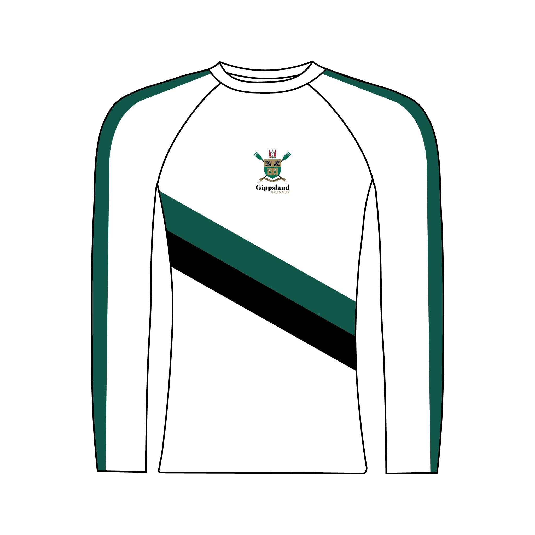 Gippsland Grammar  Rowing Long Sleeve Base-Layer