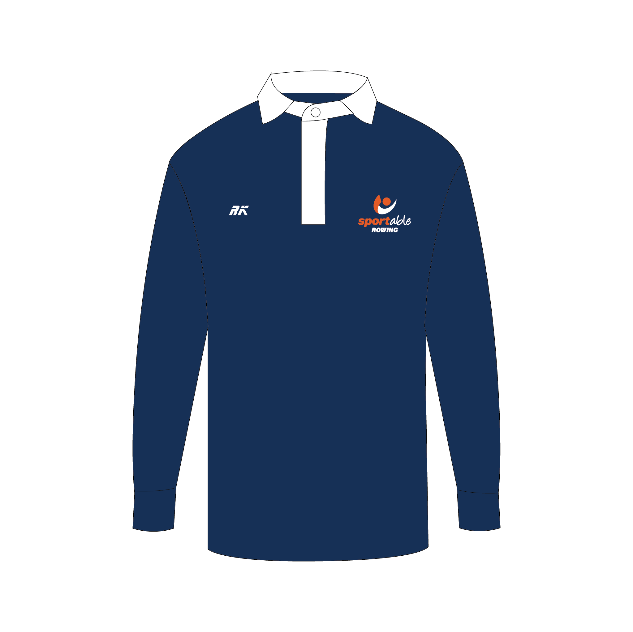 Sportable Navy Rugby Shirt