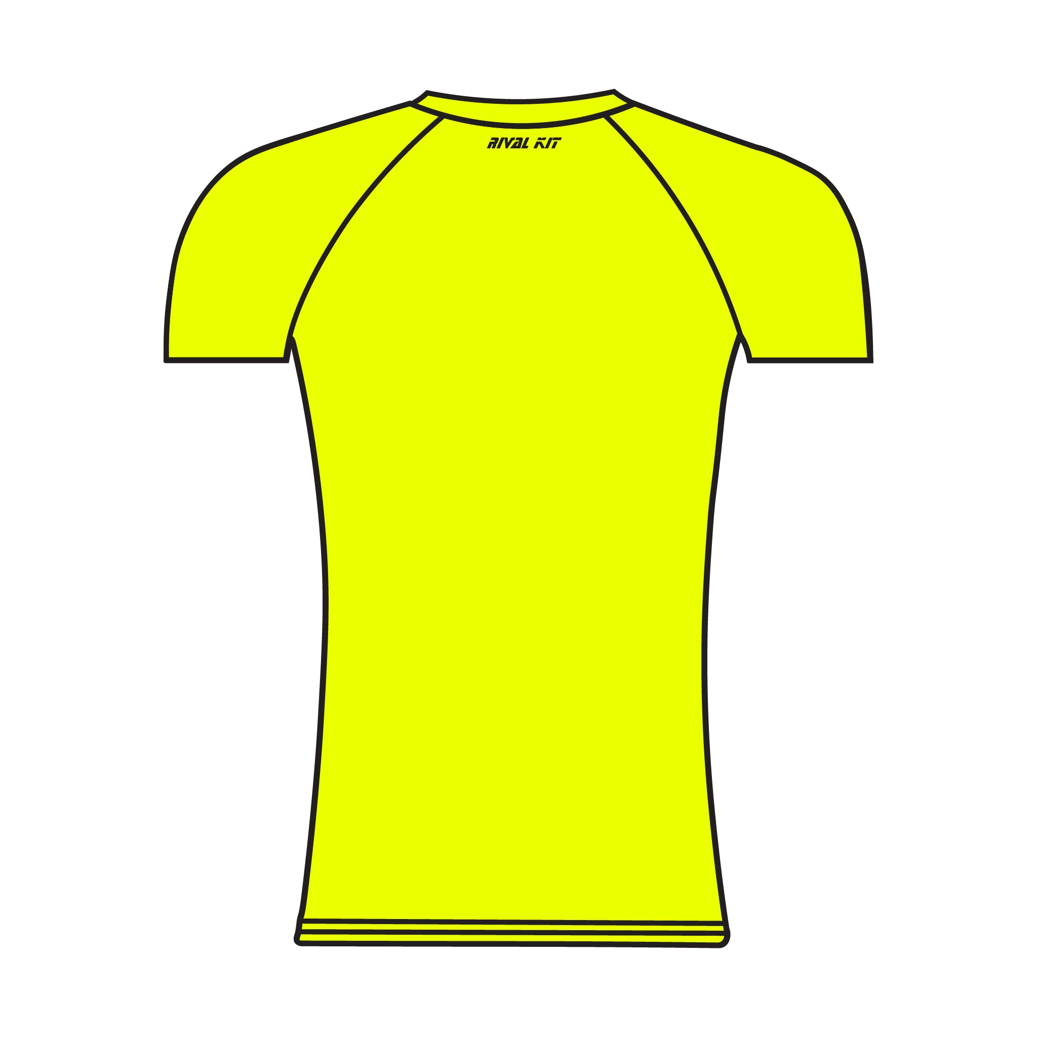 Long Lake Rowing Crew Hi-Vis Short Sleeve Base Layer