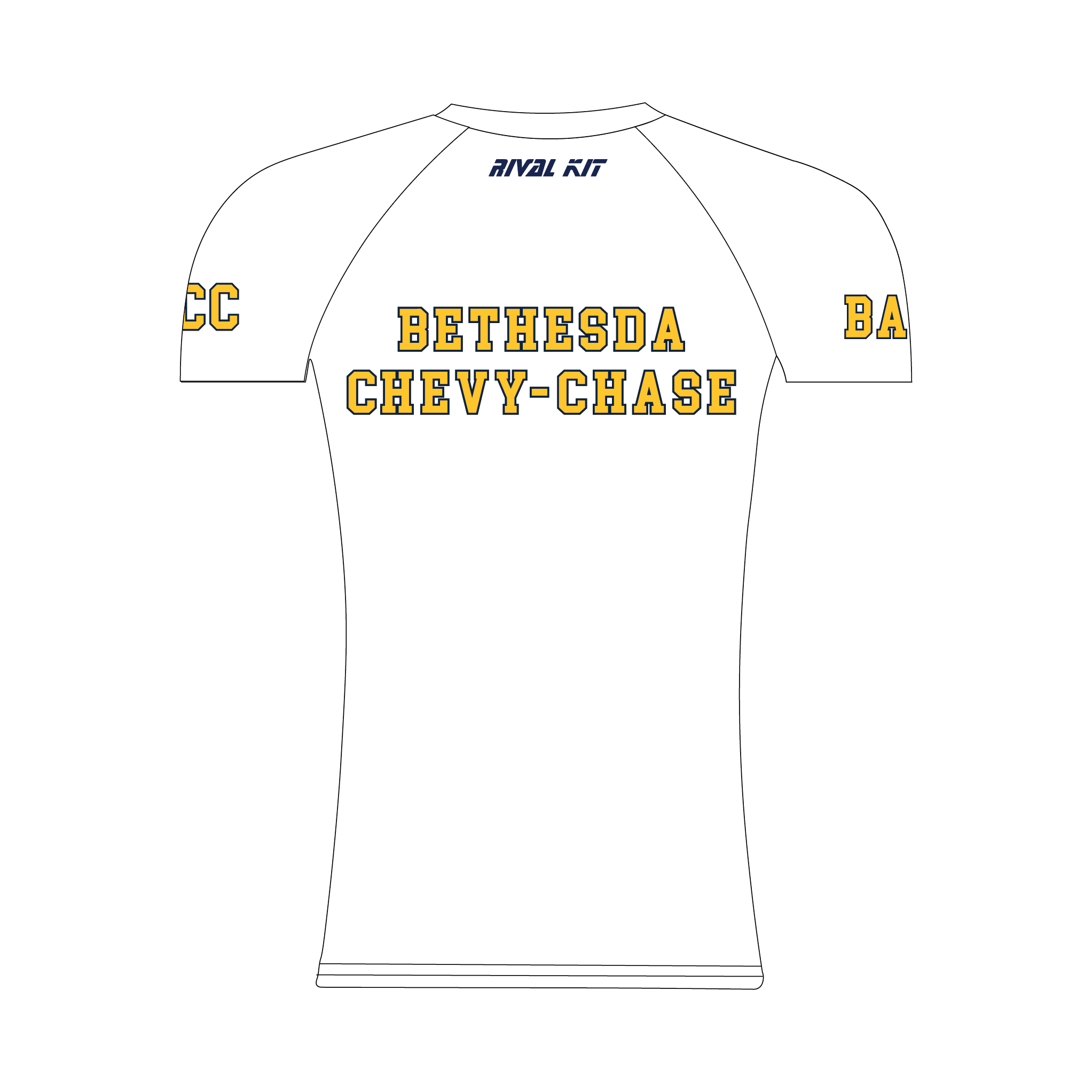 B-CC Crew White Short Sleeve Base-Layer