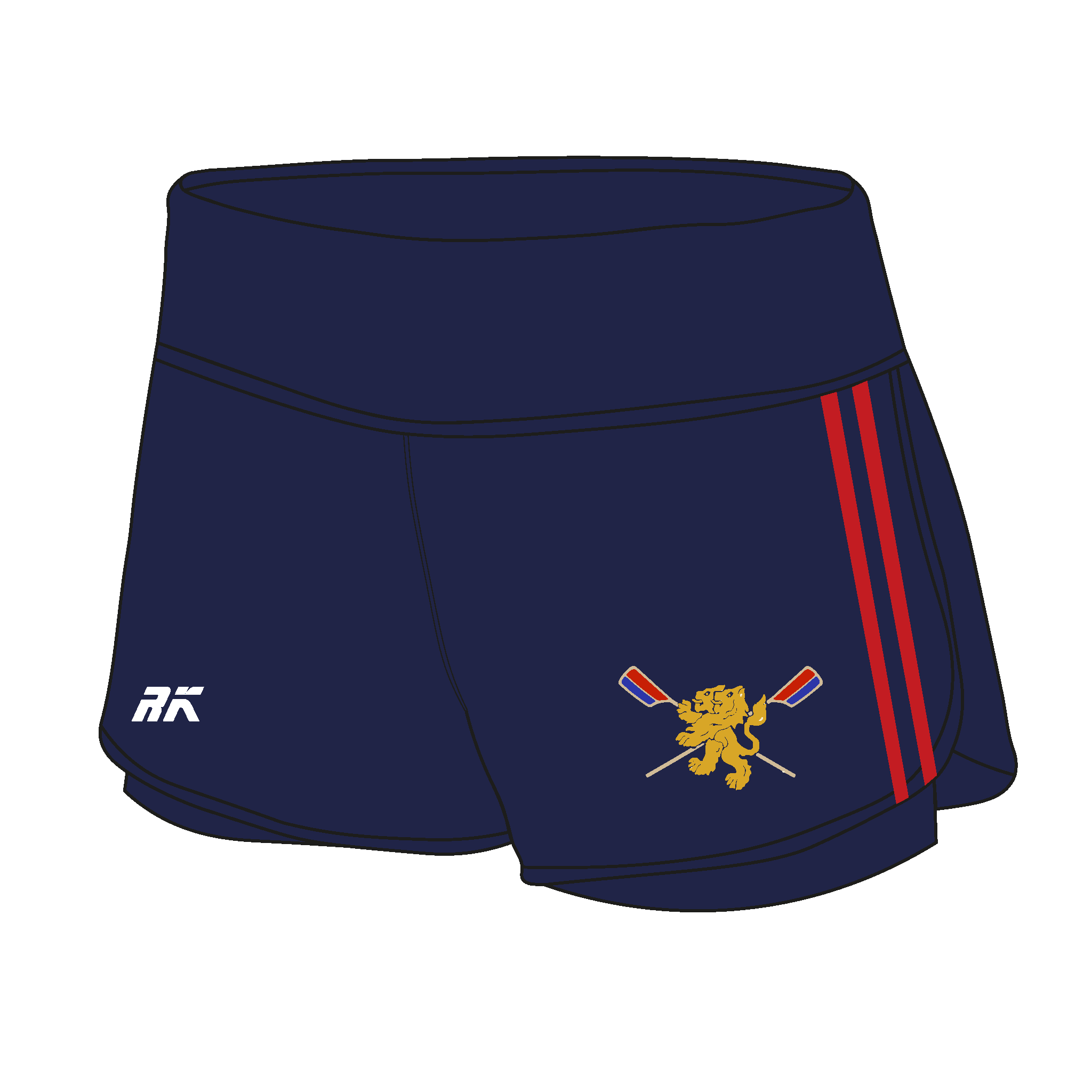 2 Lions  BC Female Gym Shorts