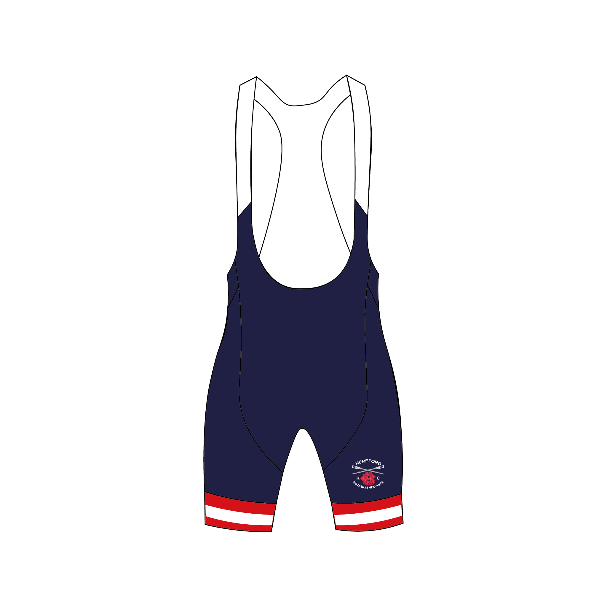 Hereford Rowing Club Cycling bib shorts