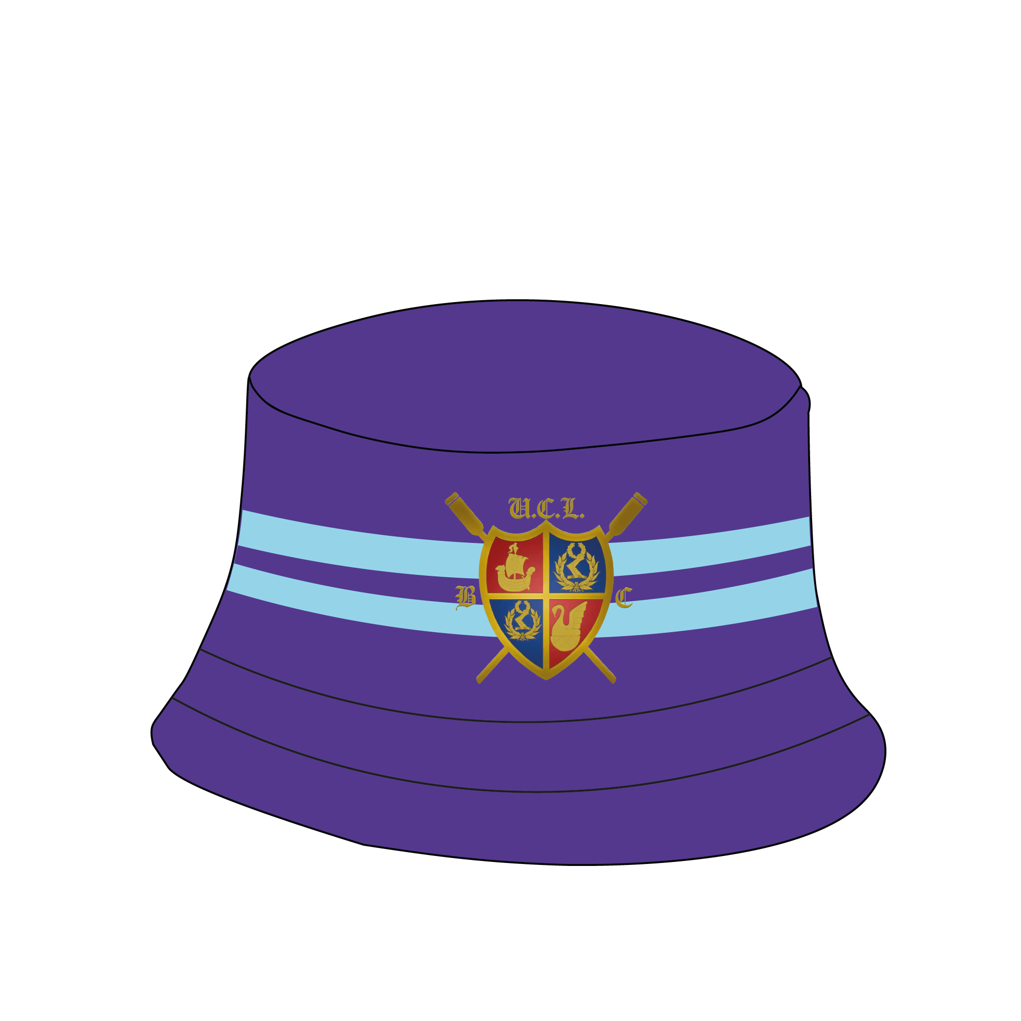 UCL Reversible Bucket Hat Design 2