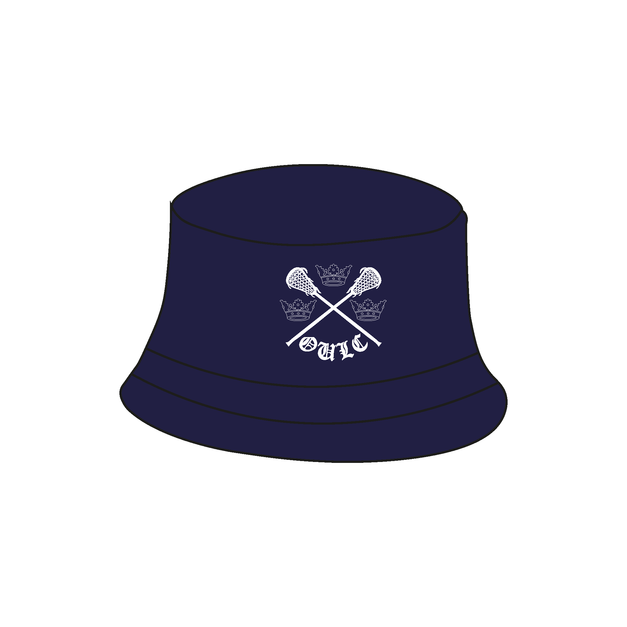 Oxford University Lacrosse Club Reversible Bucket Hat