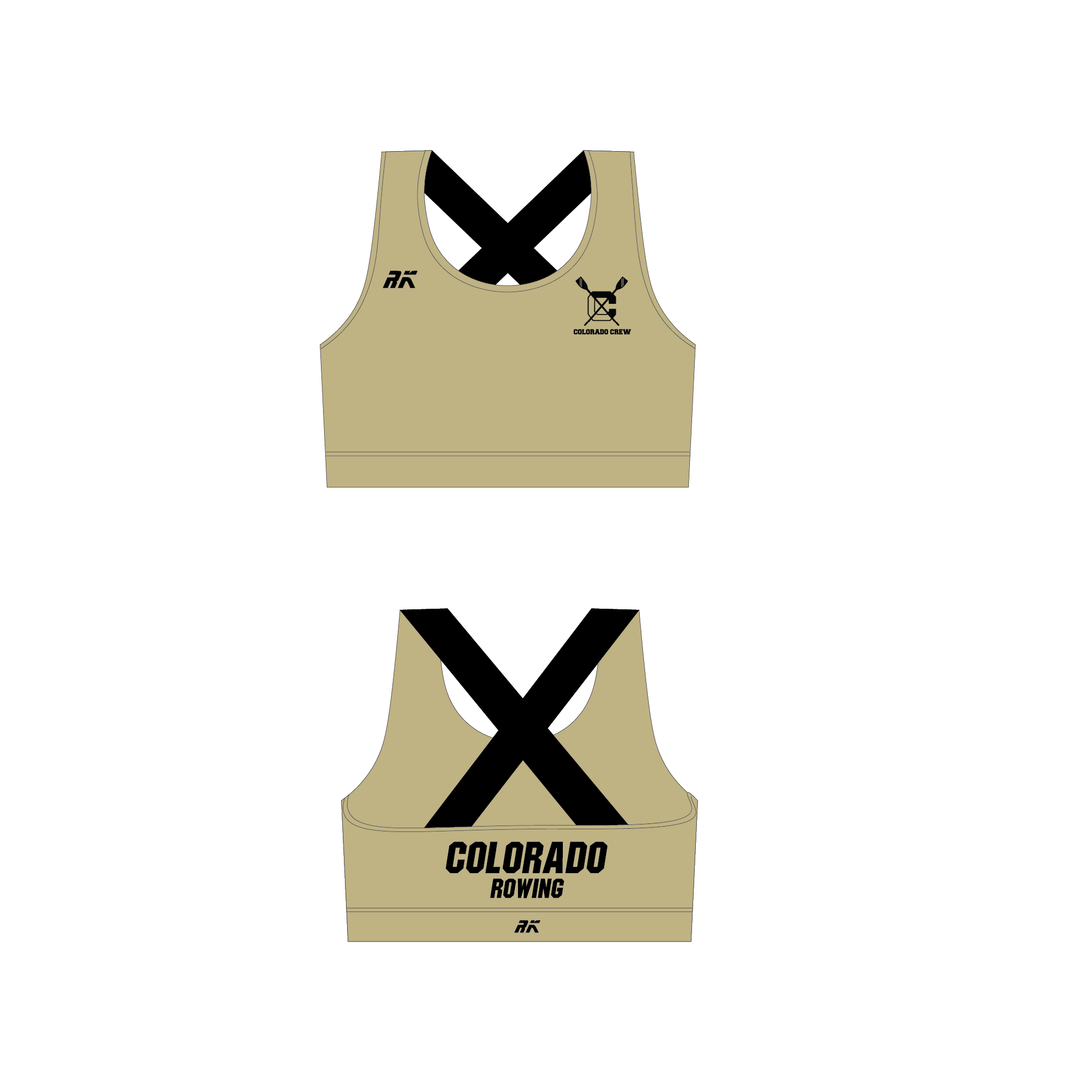 COLORADO CREW Strap sports bra